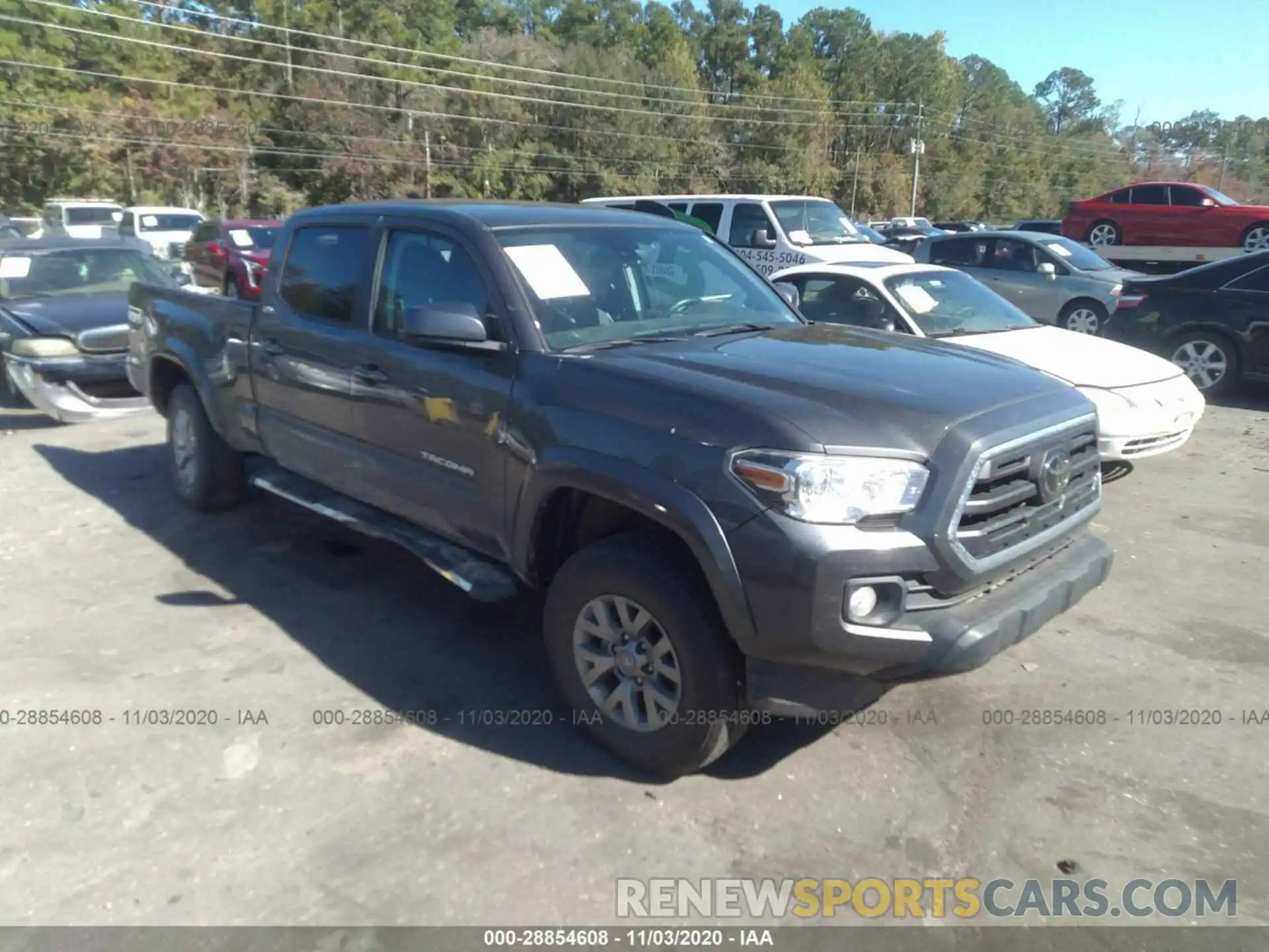 1 Photograph of a damaged car 3TMDZ5BN3KM069214 TOYOTA TACOMA 4WD 2019