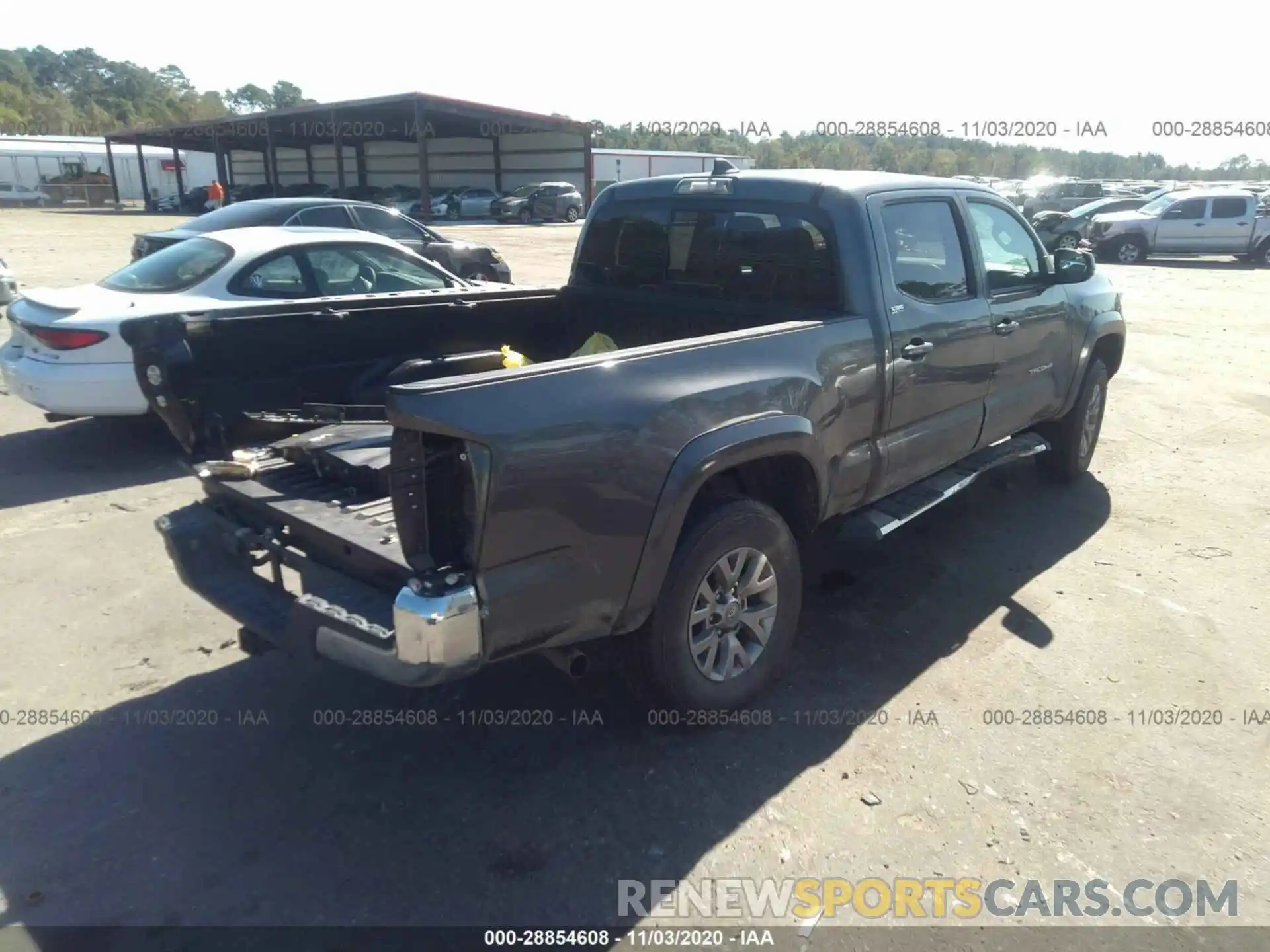 4 Photograph of a damaged car 3TMDZ5BN3KM069214 TOYOTA TACOMA 4WD 2019