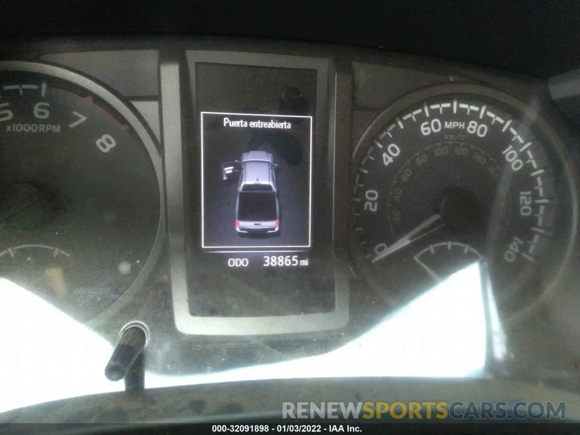 7 Photograph of a damaged car 3TMDZ5BN3KM070220 TOYOTA TACOMA 4WD 2019