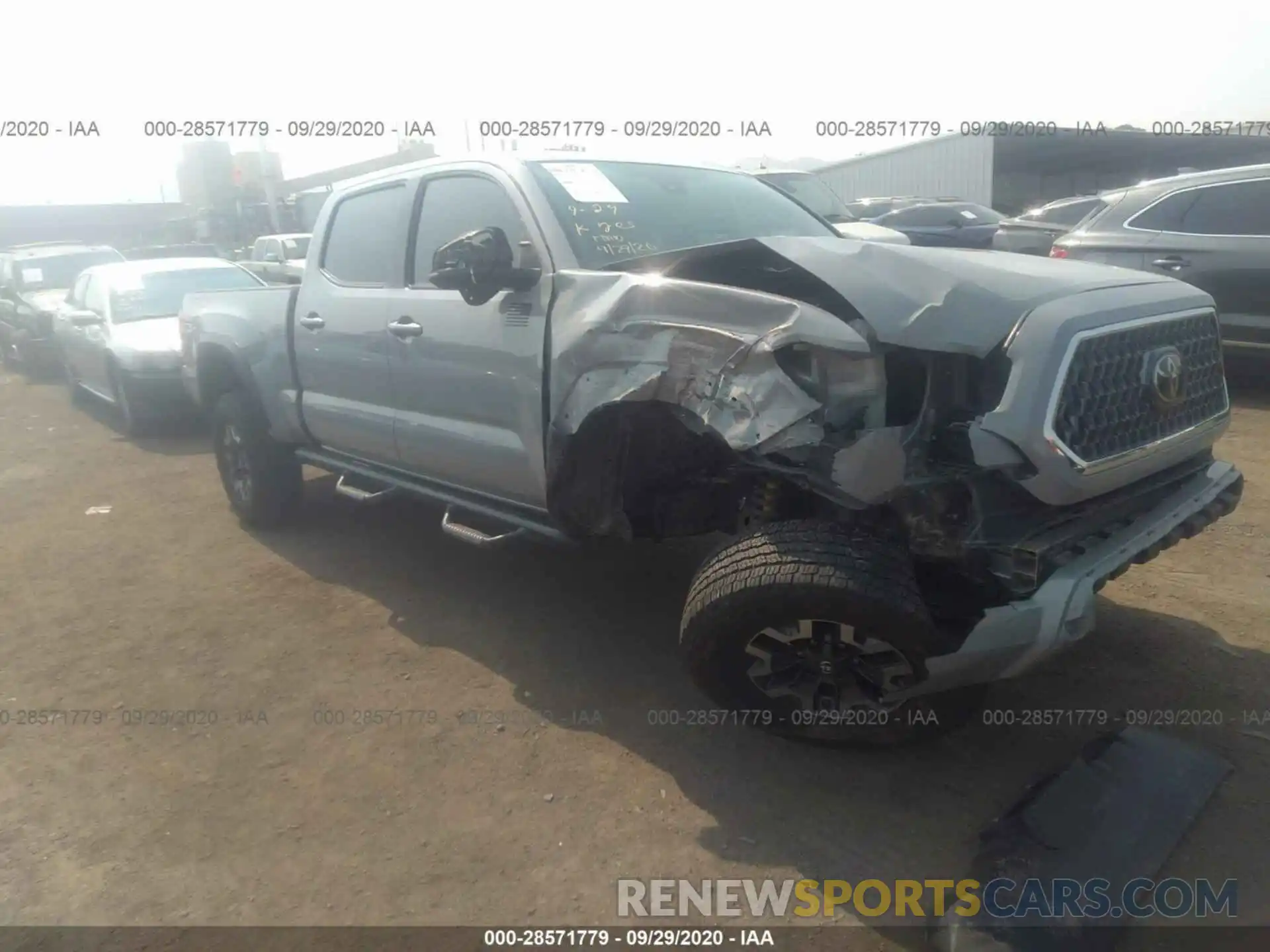 1 Photograph of a damaged car 3TMDZ5BN3KM073747 TOYOTA TACOMA 4WD 2019