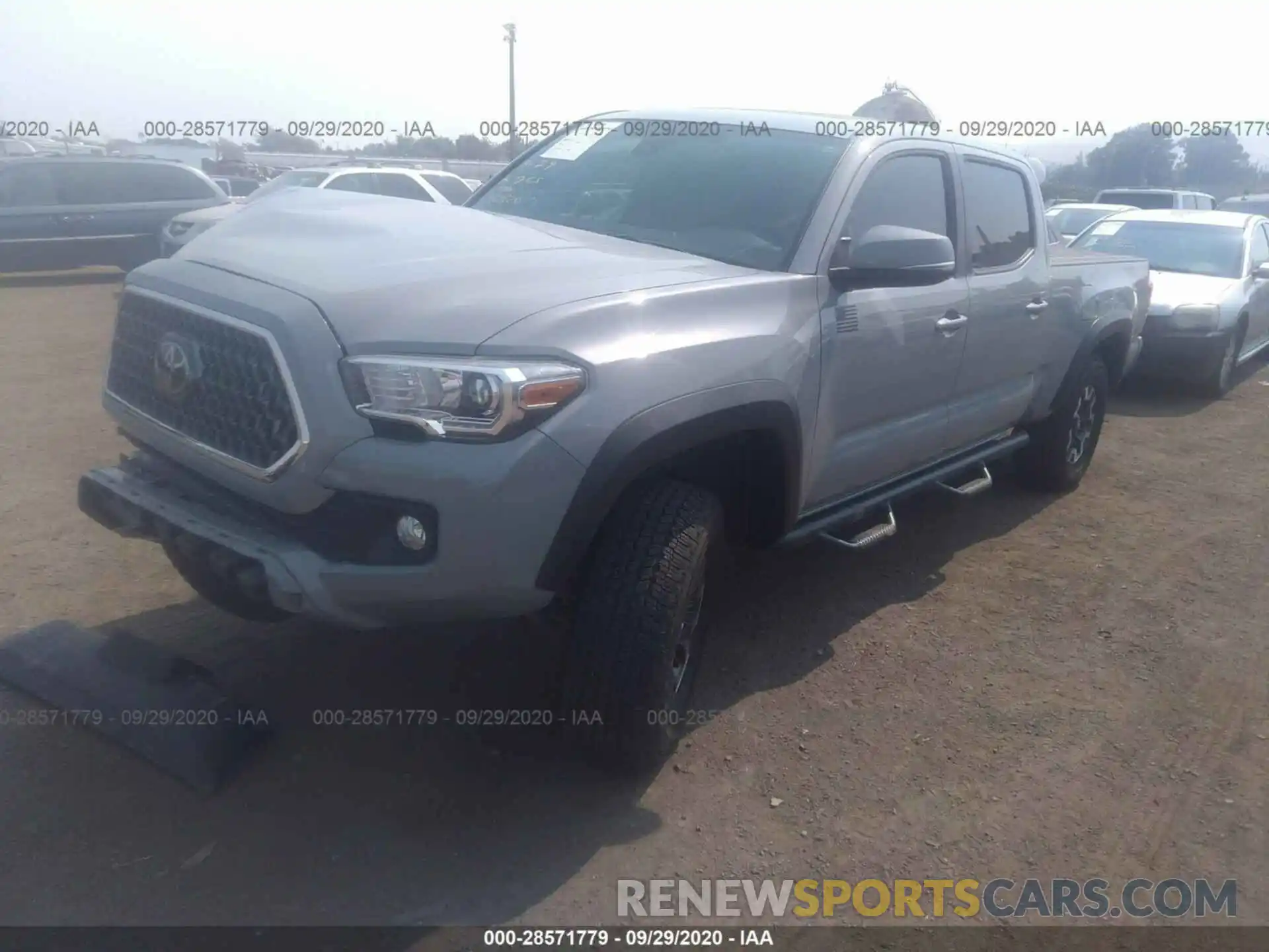 2 Photograph of a damaged car 3TMDZ5BN3KM073747 TOYOTA TACOMA 4WD 2019