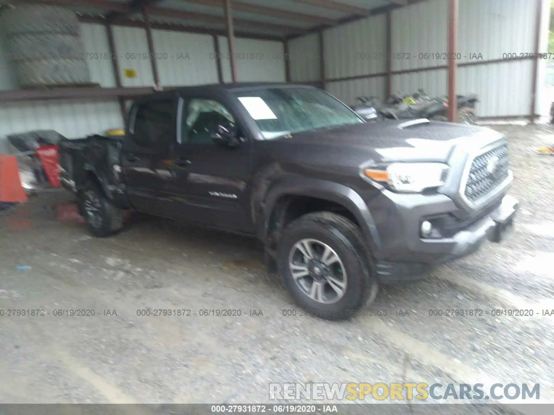 1 Photograph of a damaged car 3TMDZ5BN3KM076776 TOYOTA TACOMA 4WD 2019