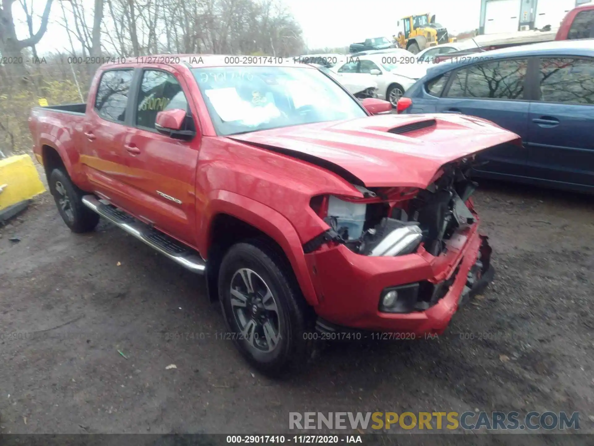 1 Photograph of a damaged car 3TMDZ5BN4KM055810 TOYOTA TACOMA 4WD 2019