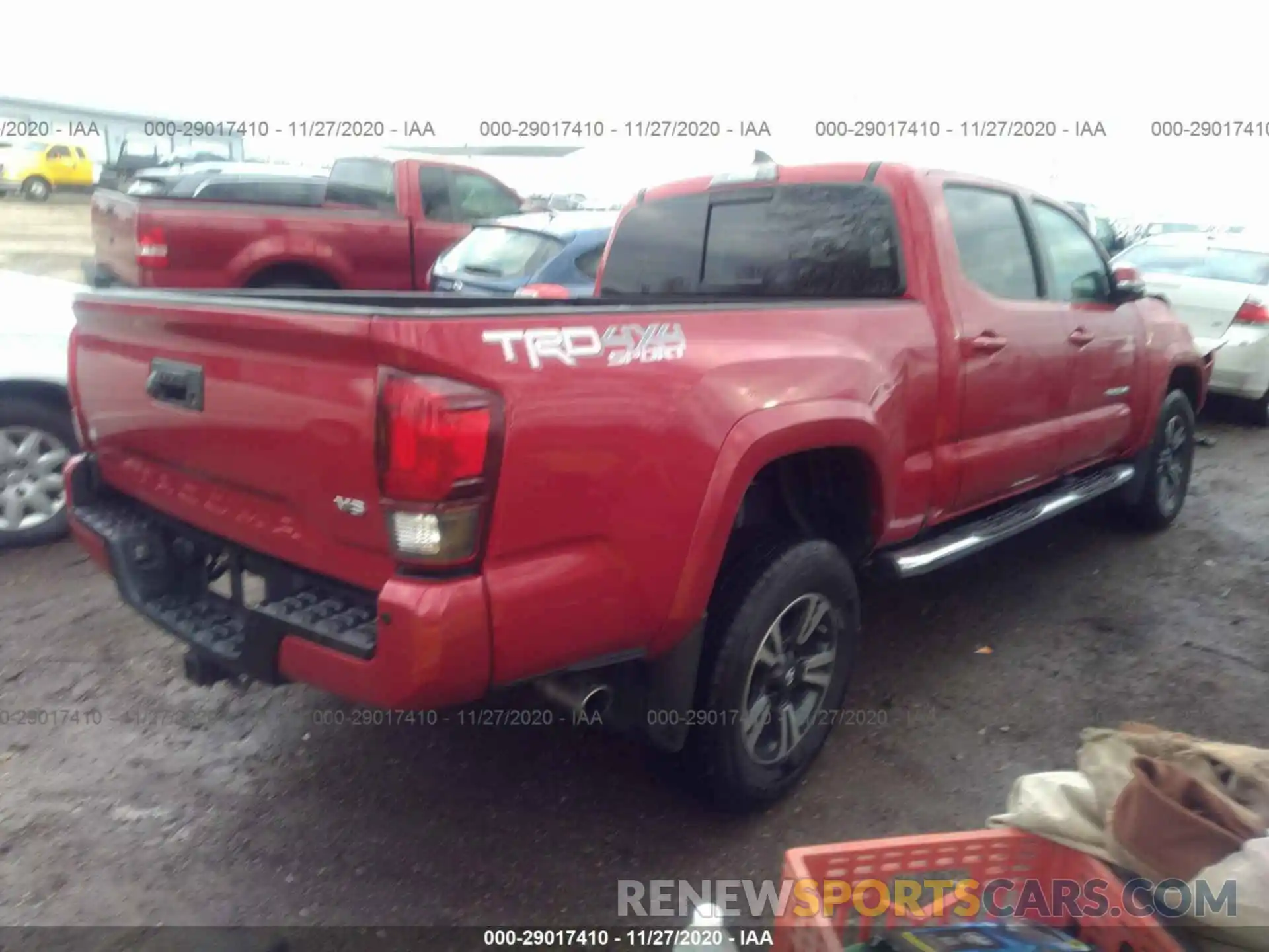 4 Фотография поврежденного автомобиля 3TMDZ5BN4KM055810 TOYOTA TACOMA 4WD 2019