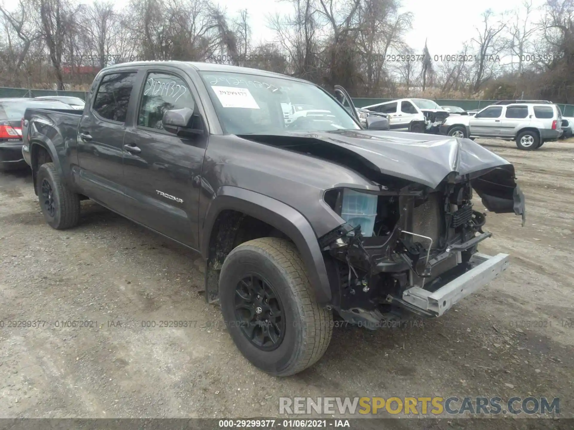 1 Photograph of a damaged car 3TMDZ5BN4KM064765 TOYOTA TACOMA 4WD 2019