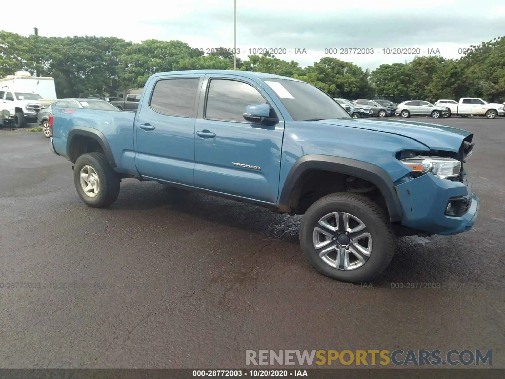 1 Photograph of a damaged car 3TMDZ5BN4KM067648 TOYOTA TACOMA 4WD 2019