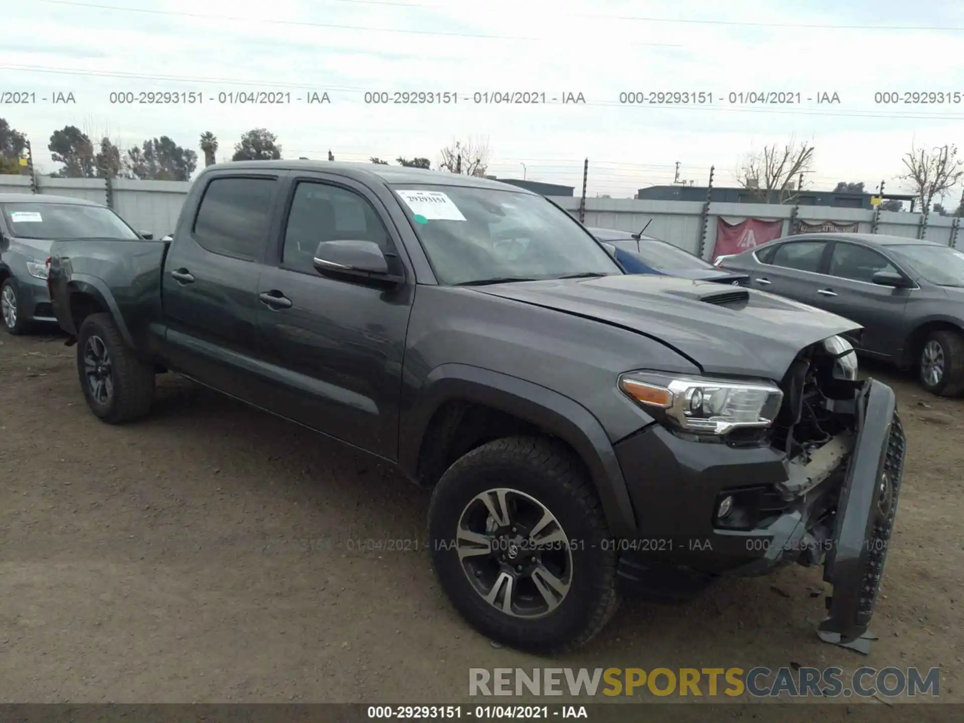 1 Photograph of a damaged car 3TMDZ5BN4KM067861 TOYOTA TACOMA 4WD 2019