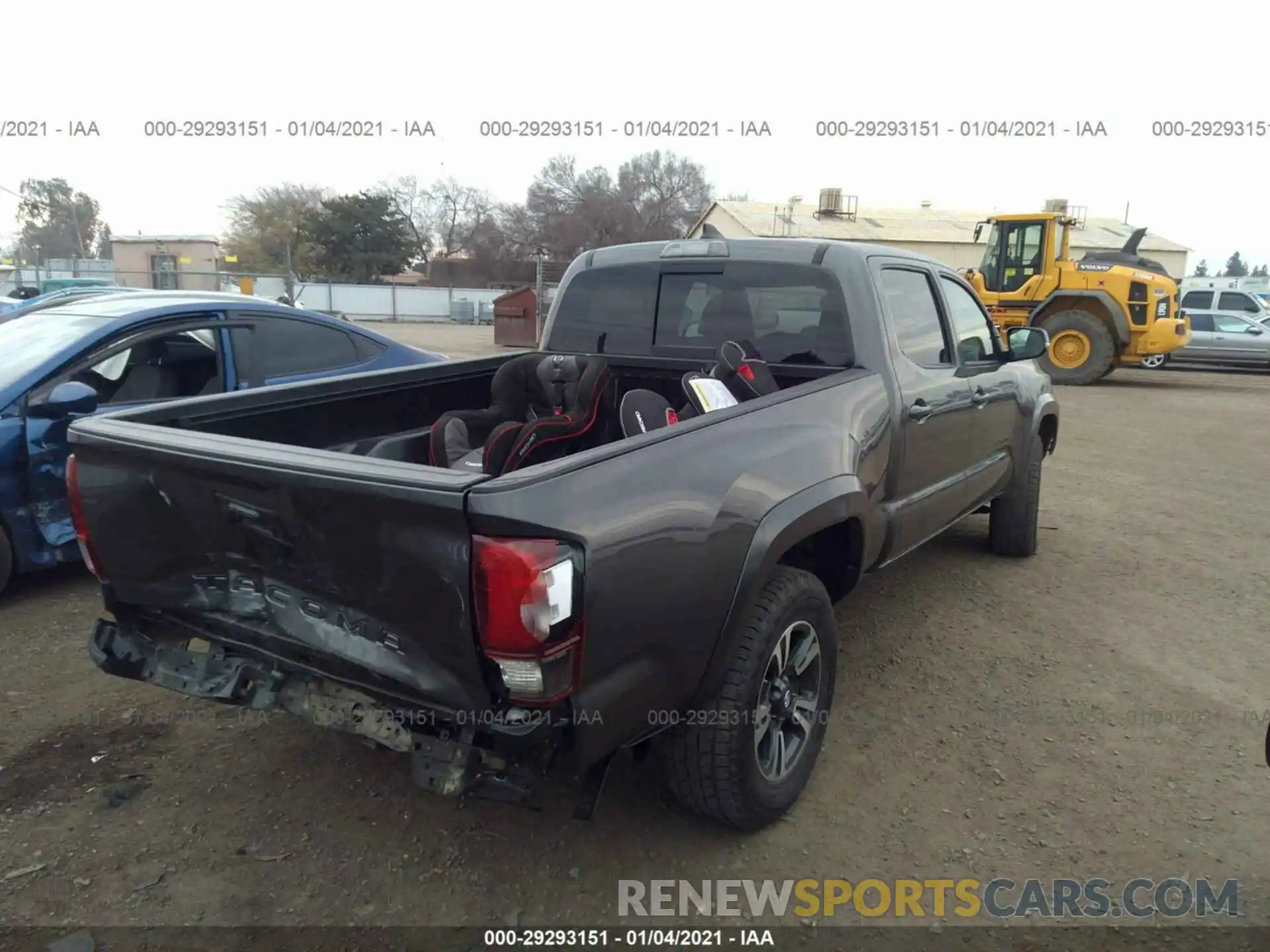 4 Photograph of a damaged car 3TMDZ5BN4KM067861 TOYOTA TACOMA 4WD 2019