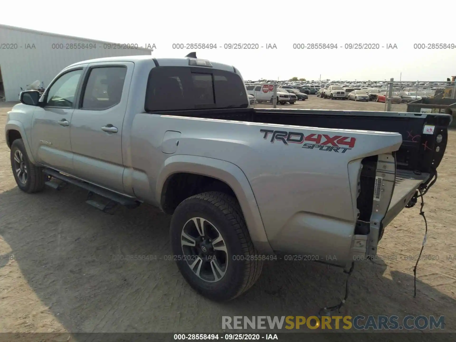 3 Photograph of a damaged car 3TMDZ5BN4KM070615 TOYOTA TACOMA 4WD 2019