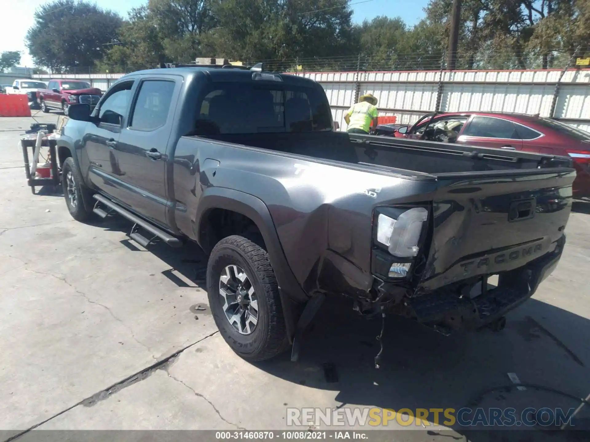 3 Photograph of a damaged car 3TMDZ5BN4KM078651 TOYOTA TACOMA 4WD 2019