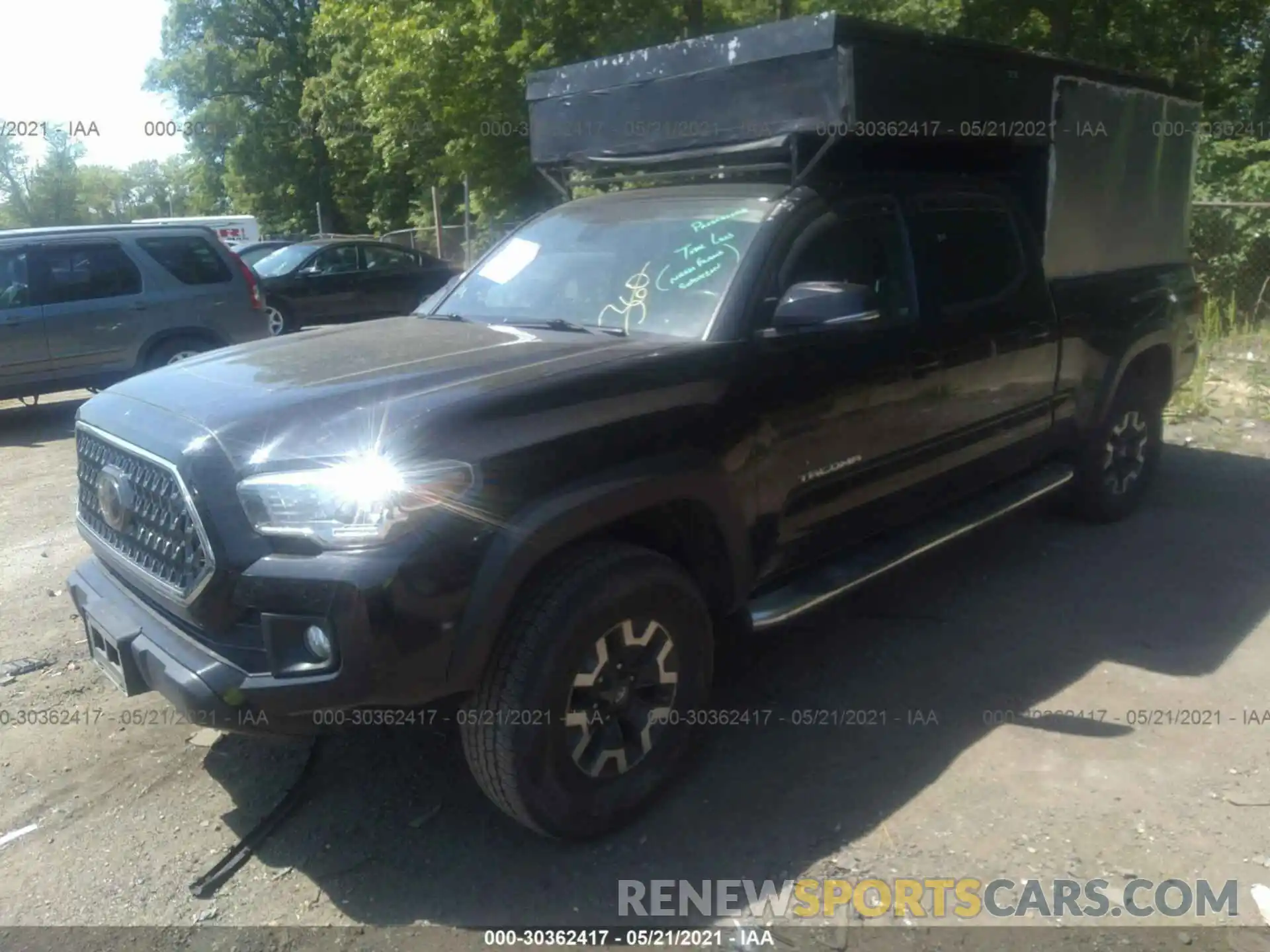 2 Photograph of a damaged car 3TMDZ5BN5KM065391 TOYOTA TACOMA 4WD 2019