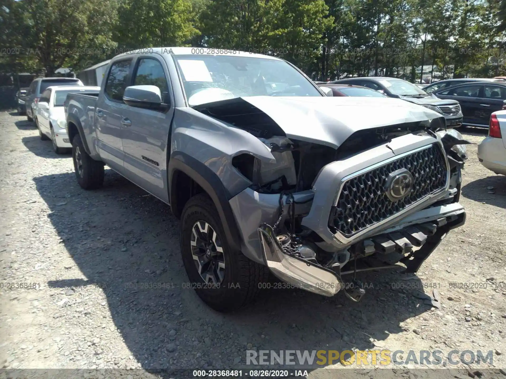 1 Photograph of a damaged car 3TMDZ5BN5KM065908 TOYOTA TACOMA 4WD 2019