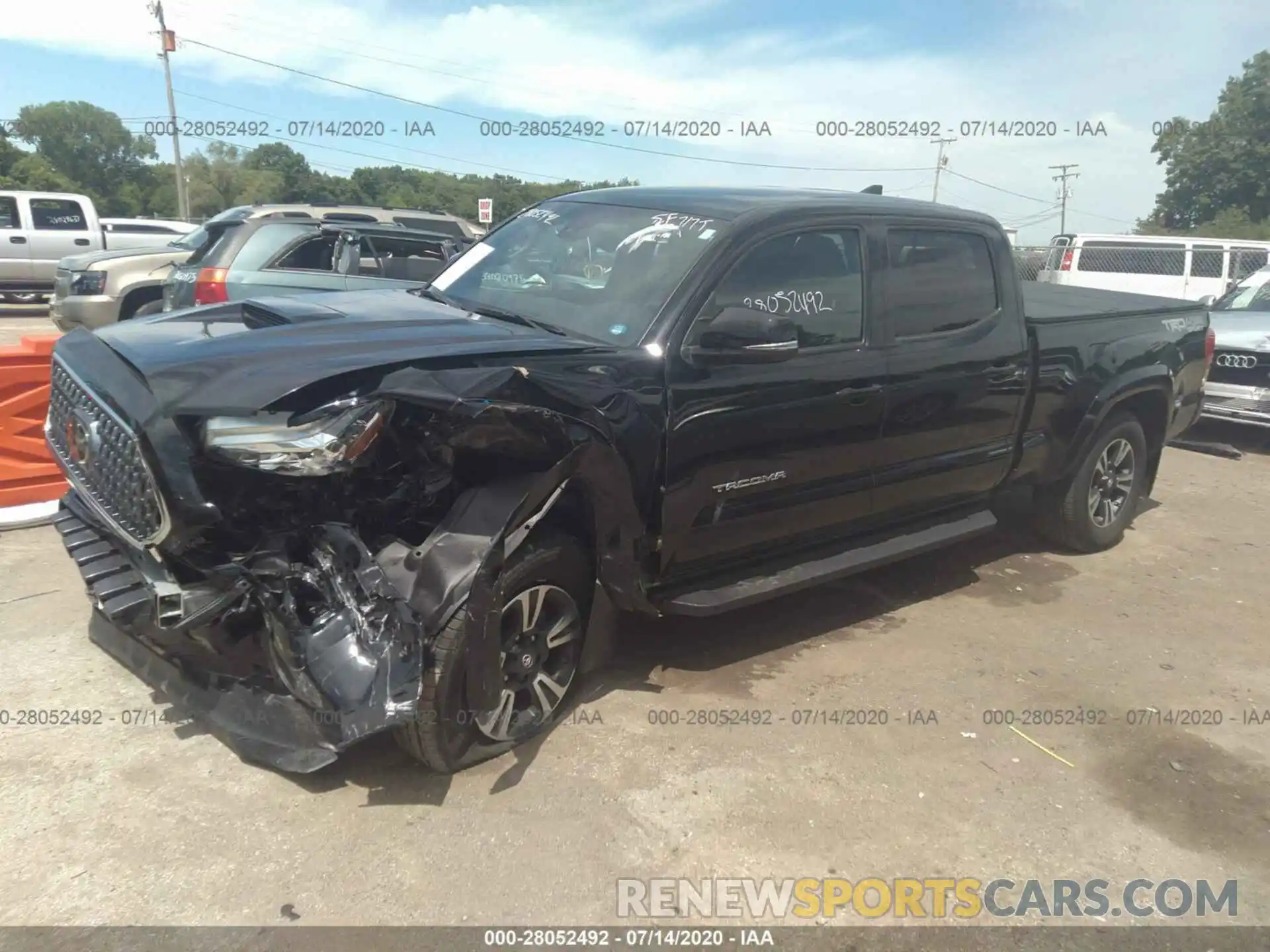 2 Photograph of a damaged car 3TMDZ5BN5KM066962 TOYOTA TACOMA 4WD 2019