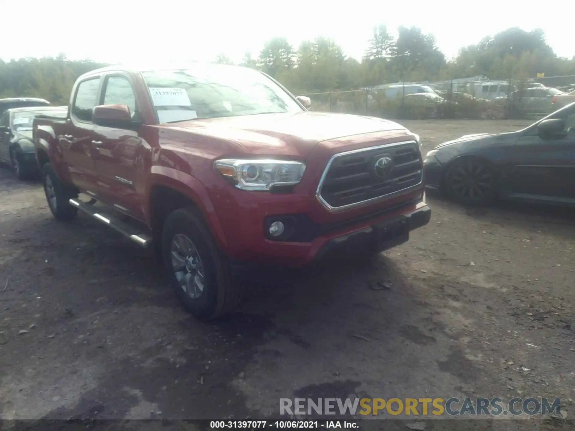 1 Photograph of a damaged car 3TMDZ5BN5KM067030 TOYOTA TACOMA 4WD 2019