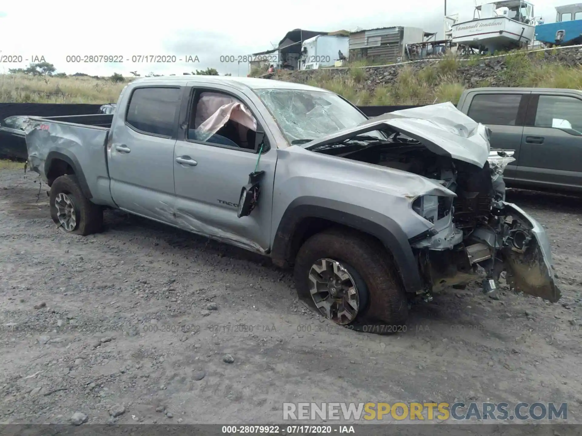 1 Photograph of a damaged car 3TMDZ5BN6KM061401 TOYOTA TACOMA 4WD 2019