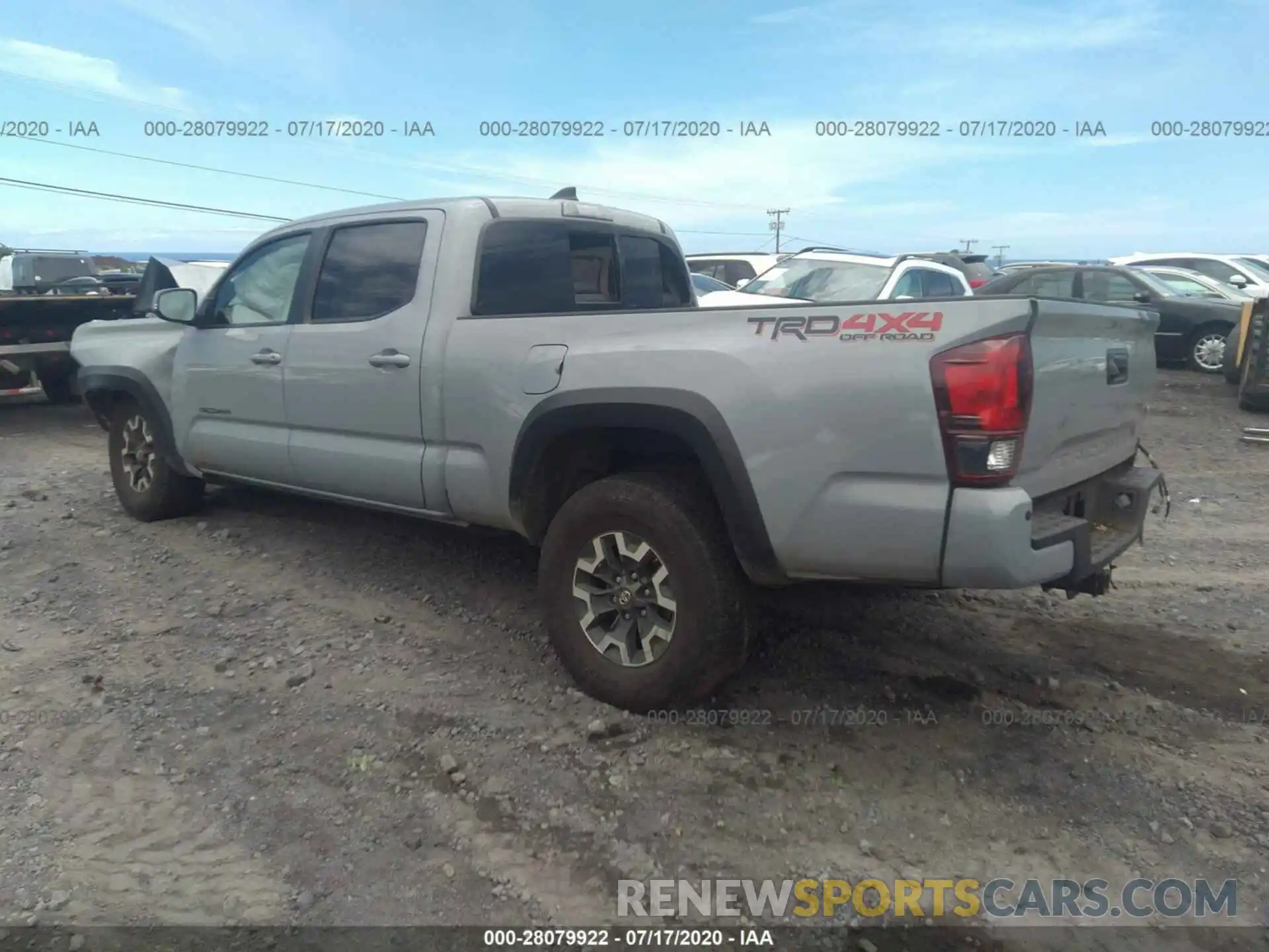 3 Photograph of a damaged car 3TMDZ5BN6KM061401 TOYOTA TACOMA 4WD 2019