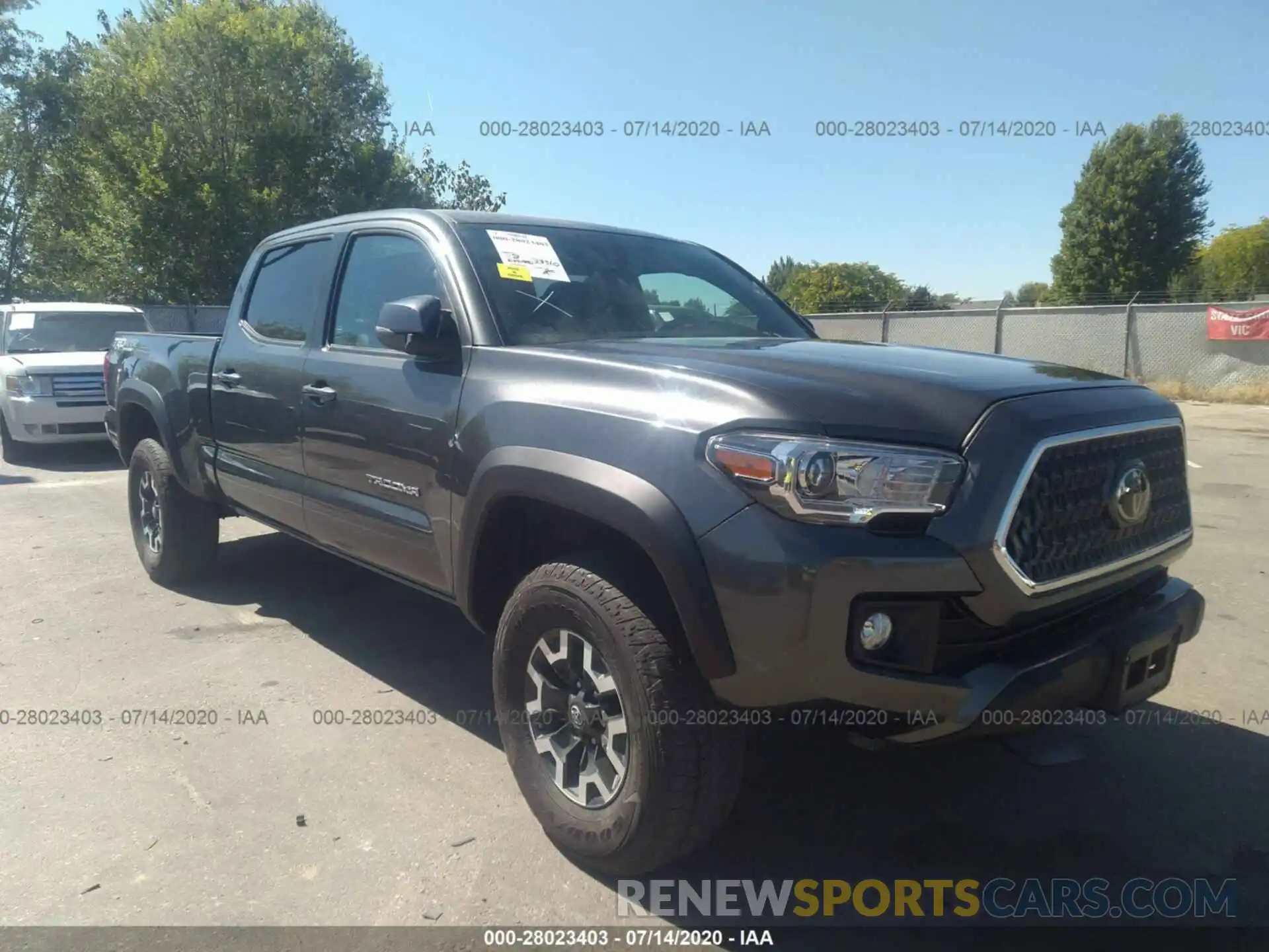 1 Photograph of a damaged car 3TMDZ5BN6KM068428 TOYOTA TACOMA 4WD 2019