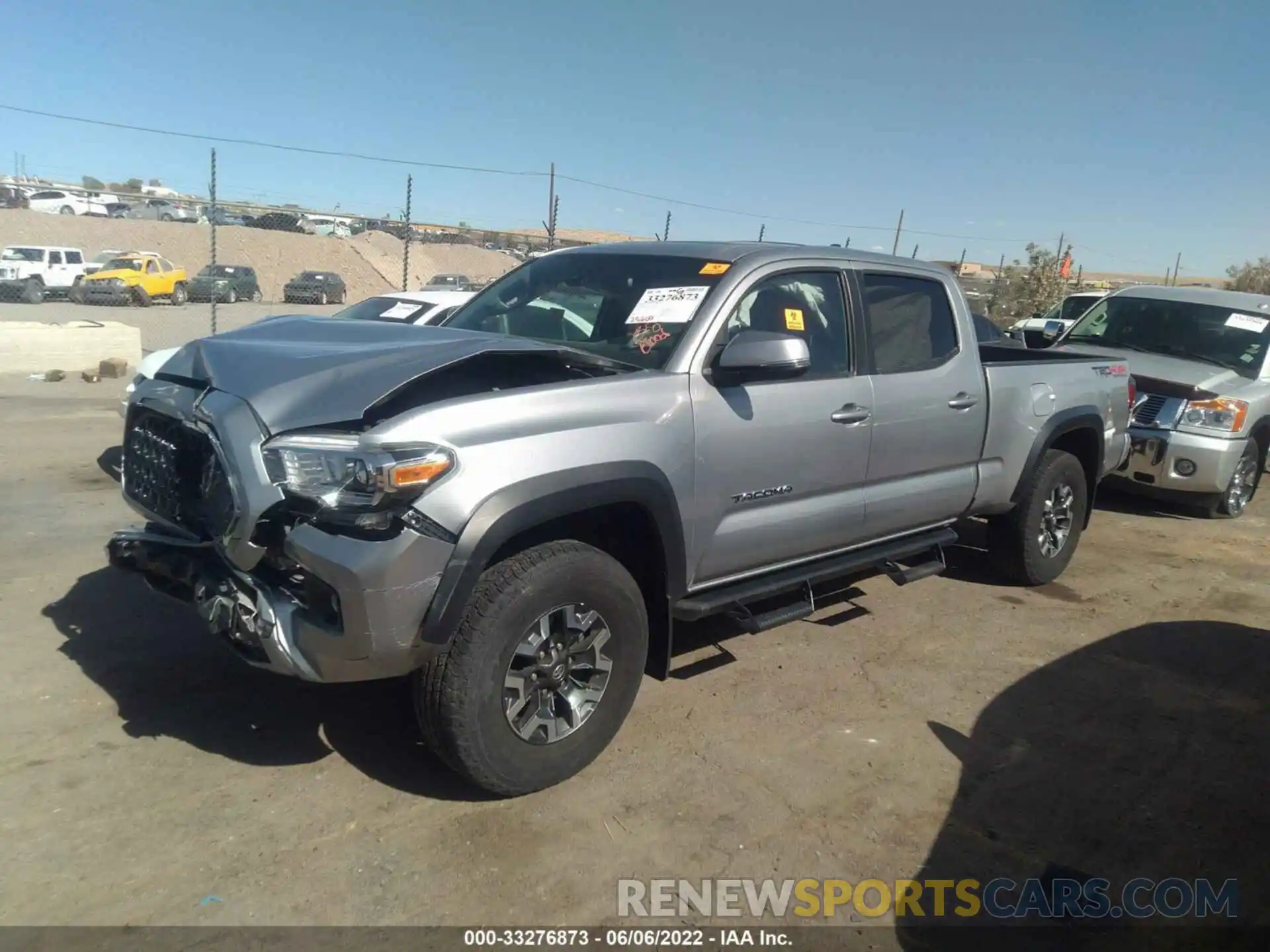 2 Photograph of a damaged car 3TMDZ5BN6KM072429 TOYOTA TACOMA 4WD 2019