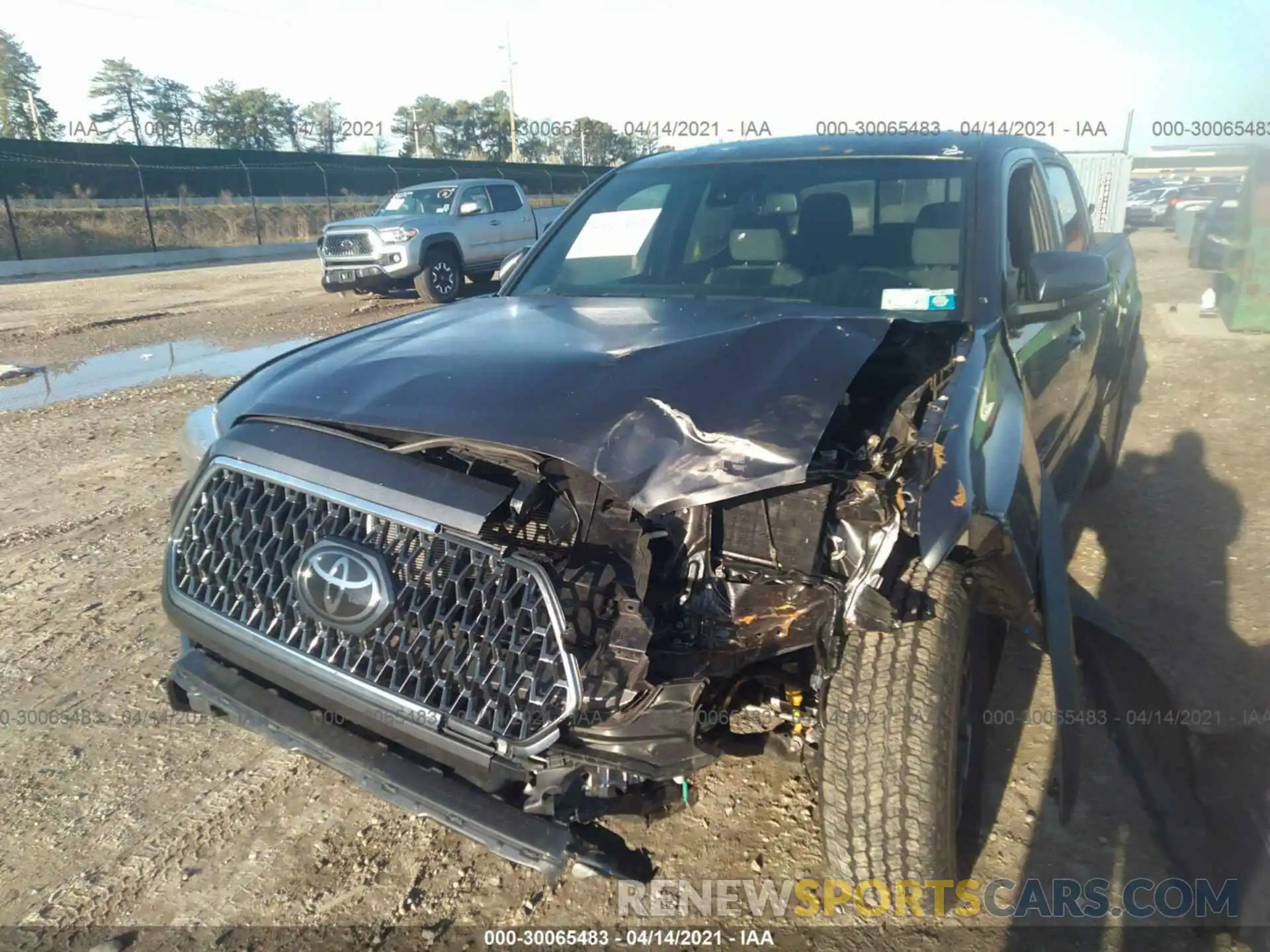 6 Photograph of a damaged car 3TMDZ5BN6KM074584 TOYOTA TACOMA 4WD 2019