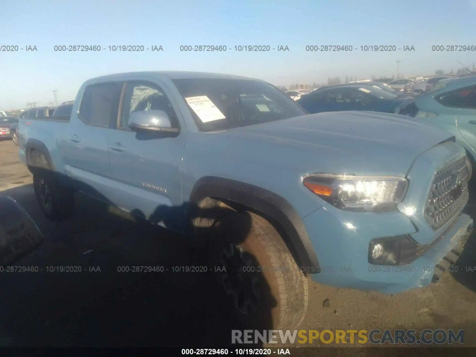 1 Photograph of a damaged car 3TMDZ5BN6KM075539 TOYOTA TACOMA 4WD 2019