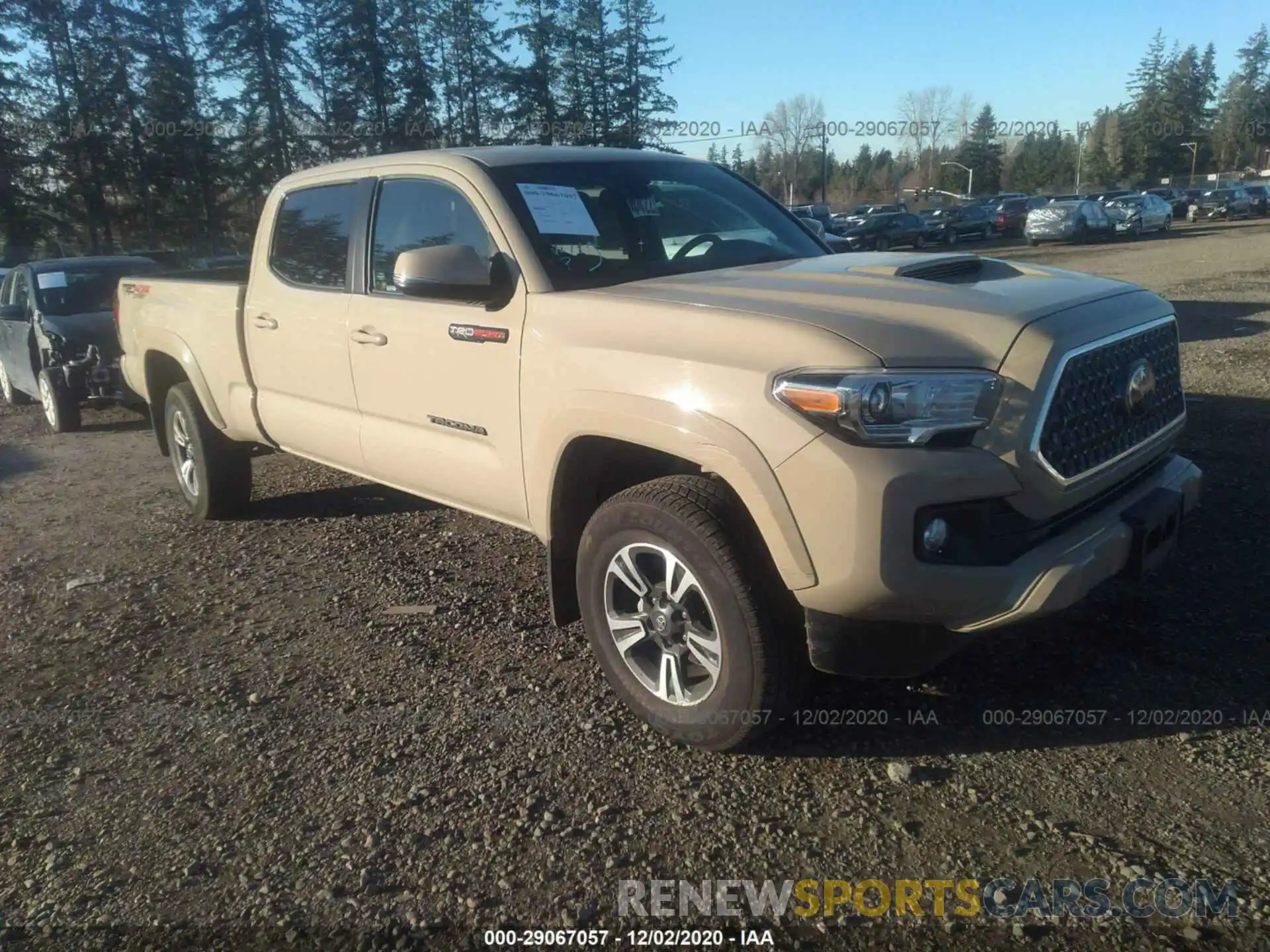 1 Photograph of a damaged car 3TMDZ5BN6KM077694 TOYOTA TACOMA 4WD 2019