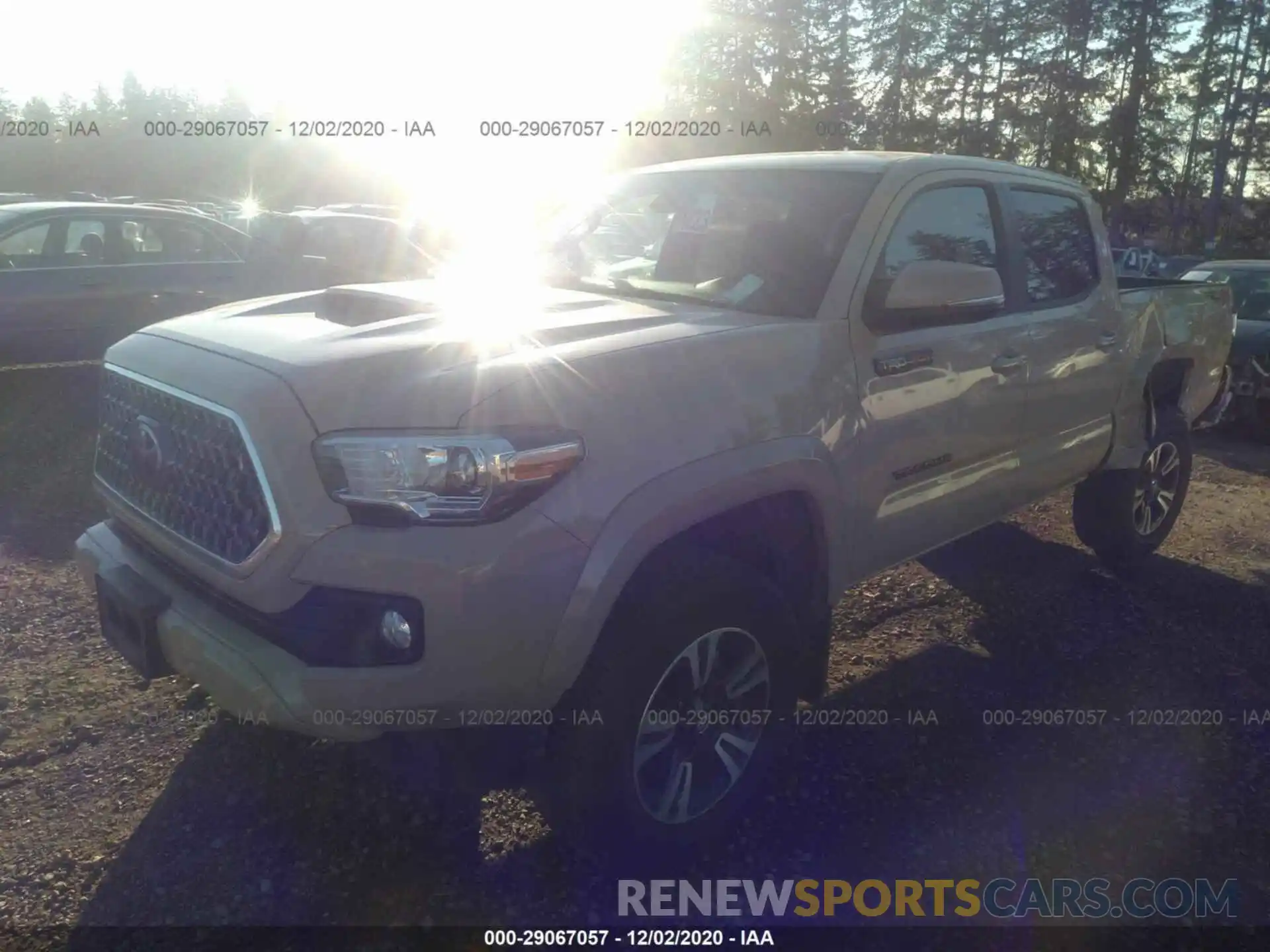 2 Photograph of a damaged car 3TMDZ5BN6KM077694 TOYOTA TACOMA 4WD 2019