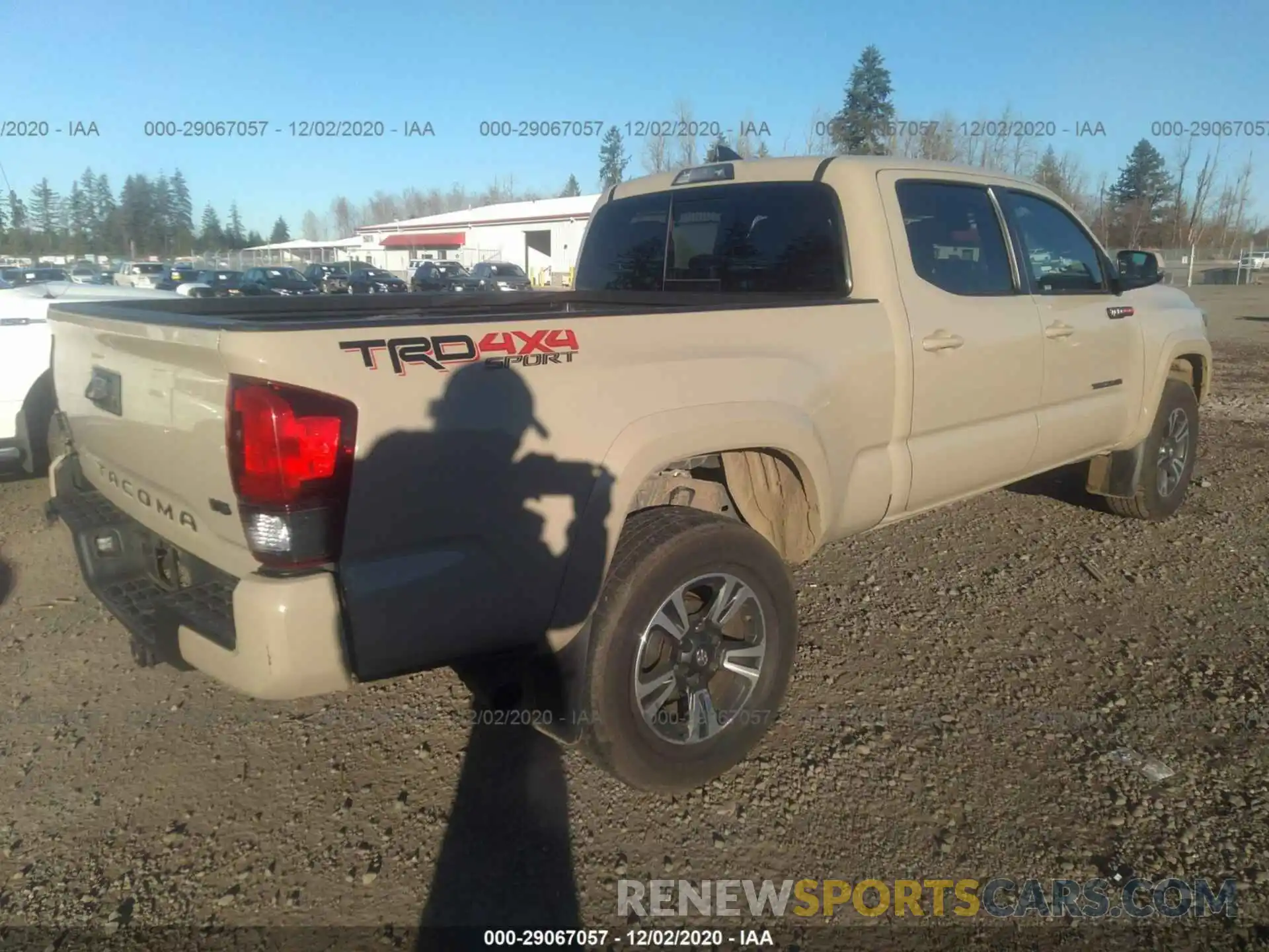 4 Photograph of a damaged car 3TMDZ5BN6KM077694 TOYOTA TACOMA 4WD 2019