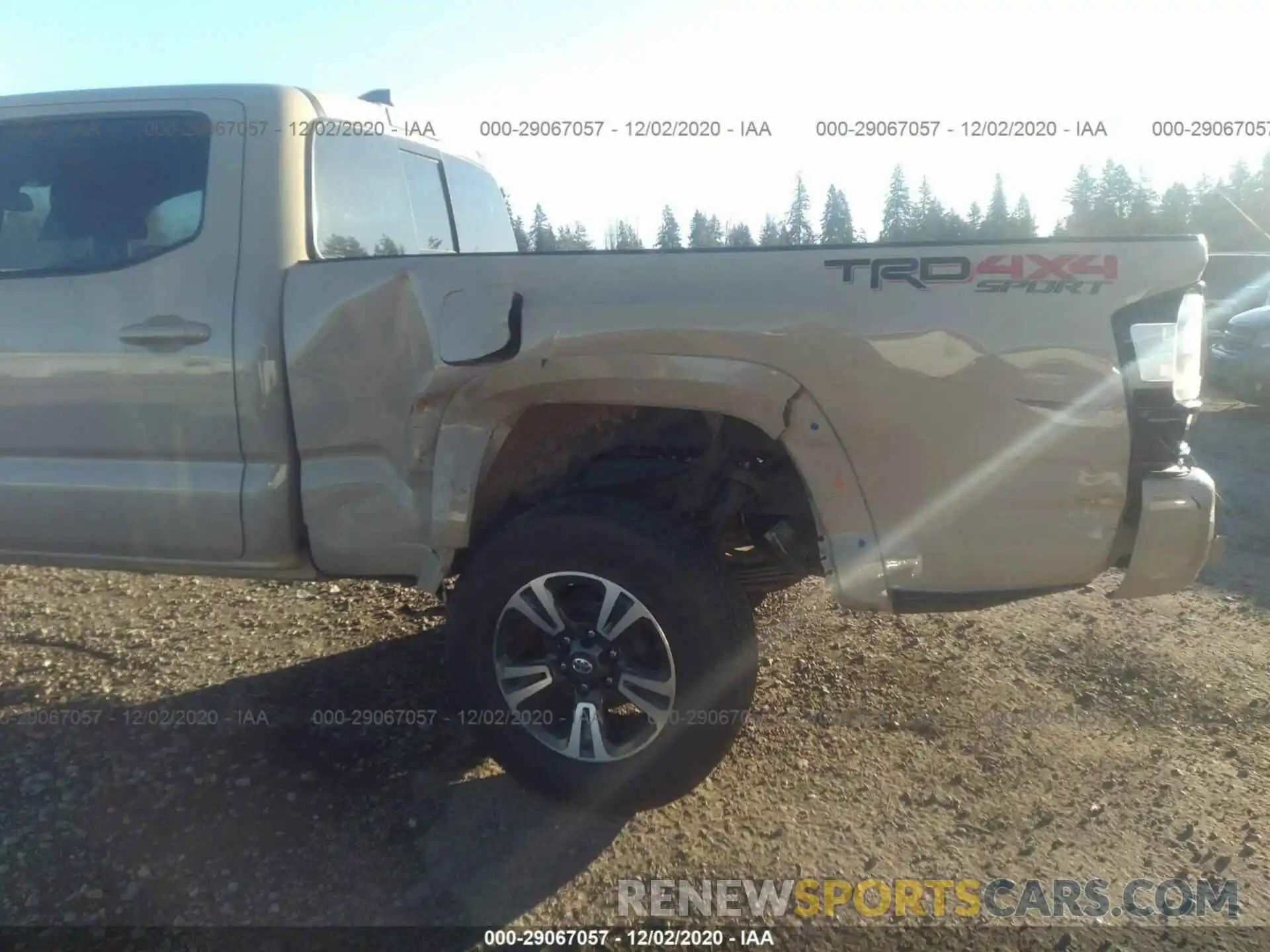 6 Photograph of a damaged car 3TMDZ5BN6KM077694 TOYOTA TACOMA 4WD 2019