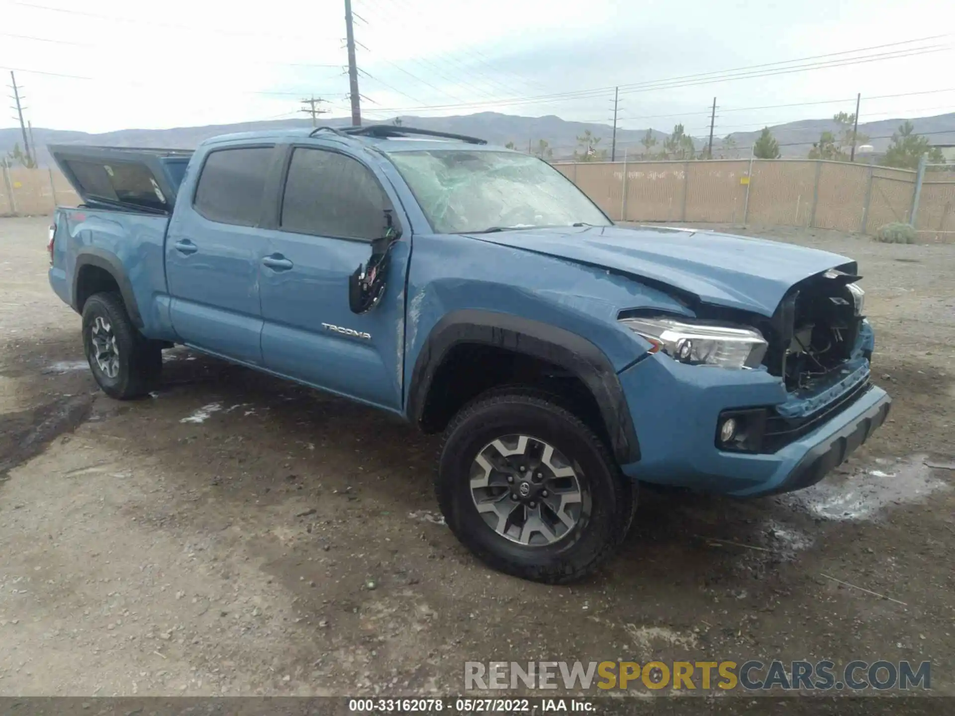 1 Photograph of a damaged car 3TMDZ5BN6KM077999 TOYOTA TACOMA 4WD 2019