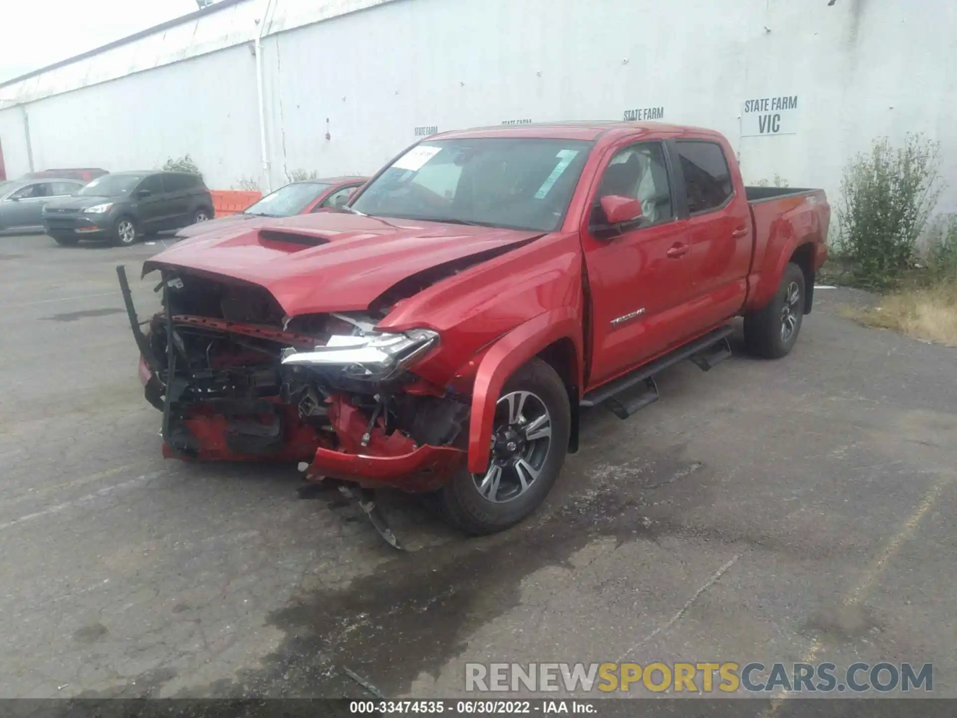 2 Фотография поврежденного автомобиля 3TMDZ5BN7KM057924 TOYOTA TACOMA 4WD 2019