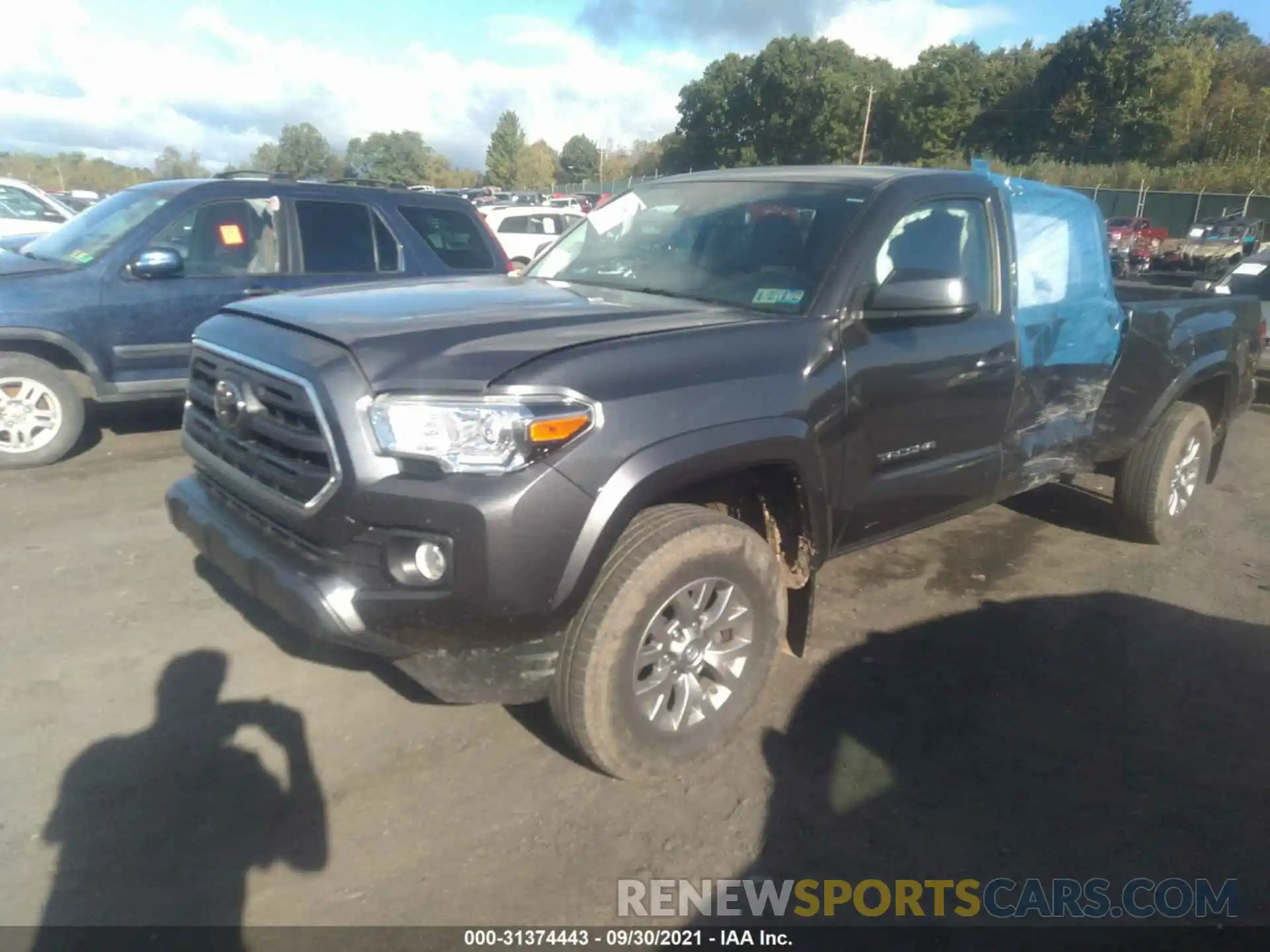 2 Photograph of a damaged car 3TMDZ5BN7KM058426 TOYOTA TACOMA 4WD 2019