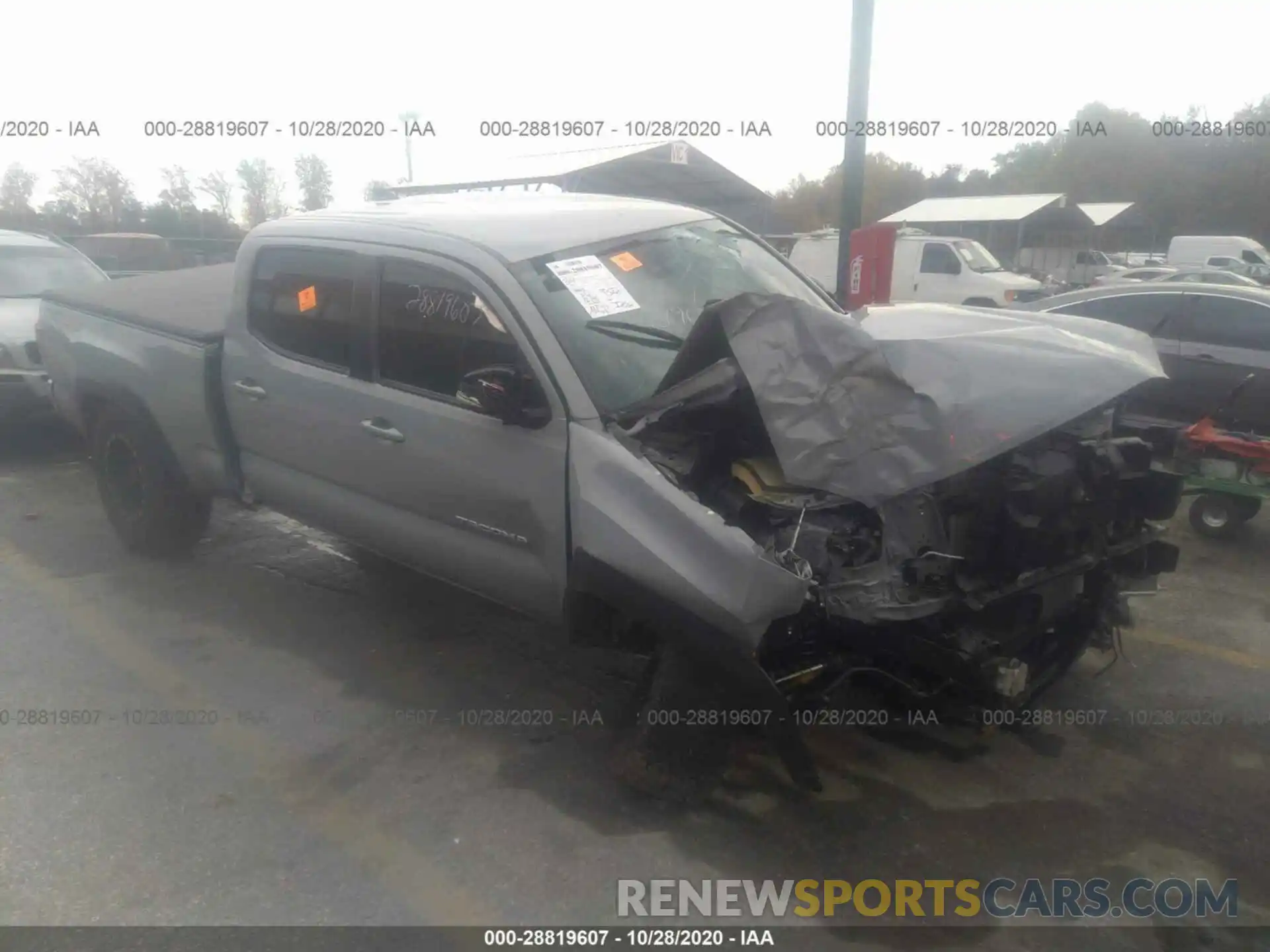 1 Photograph of a damaged car 3TMDZ5BN7KM060645 TOYOTA TACOMA 4WD 2019