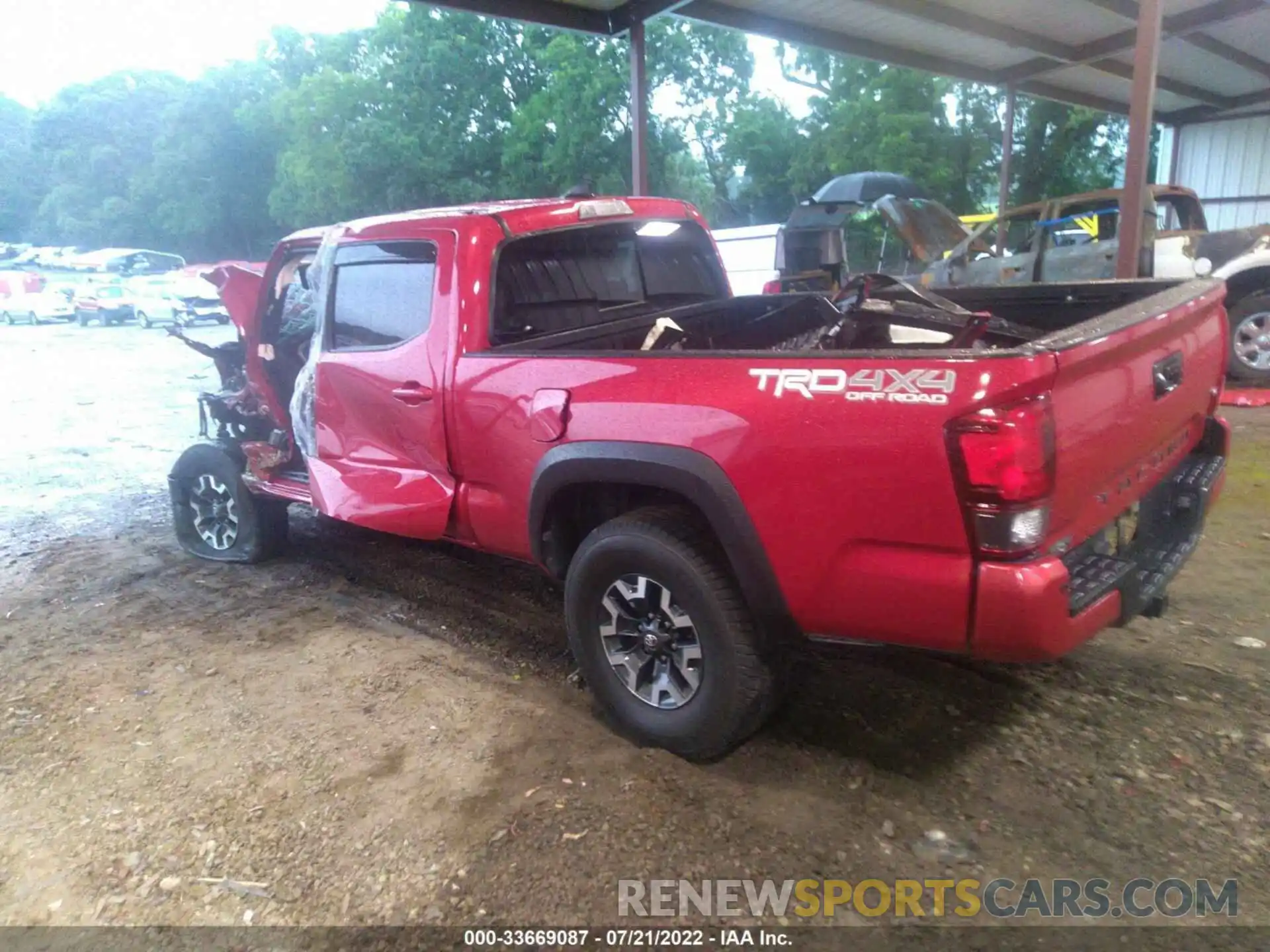 3 Фотография поврежденного автомобиля 3TMDZ5BN7KM065599 TOYOTA TACOMA 4WD 2019