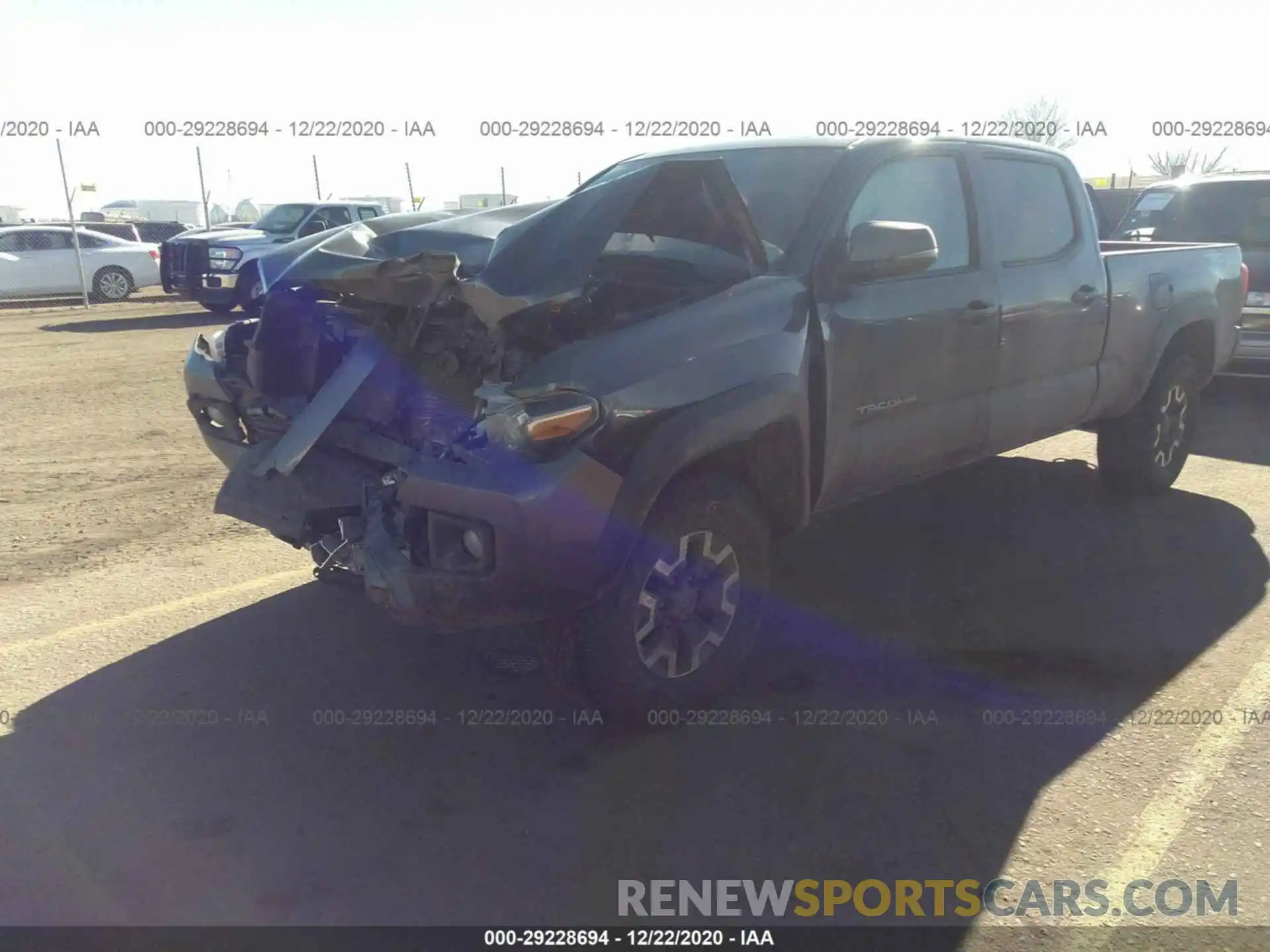 2 Photograph of a damaged car 3TMDZ5BN7KM073265 TOYOTA TACOMA 4WD 2019