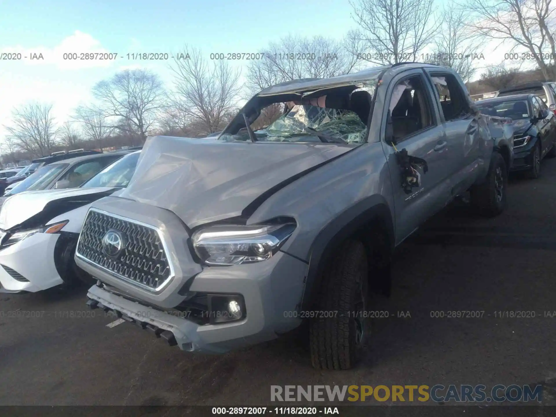 2 Photograph of a damaged car 3TMDZ5BN7KM073685 TOYOTA TACOMA 4WD 2019