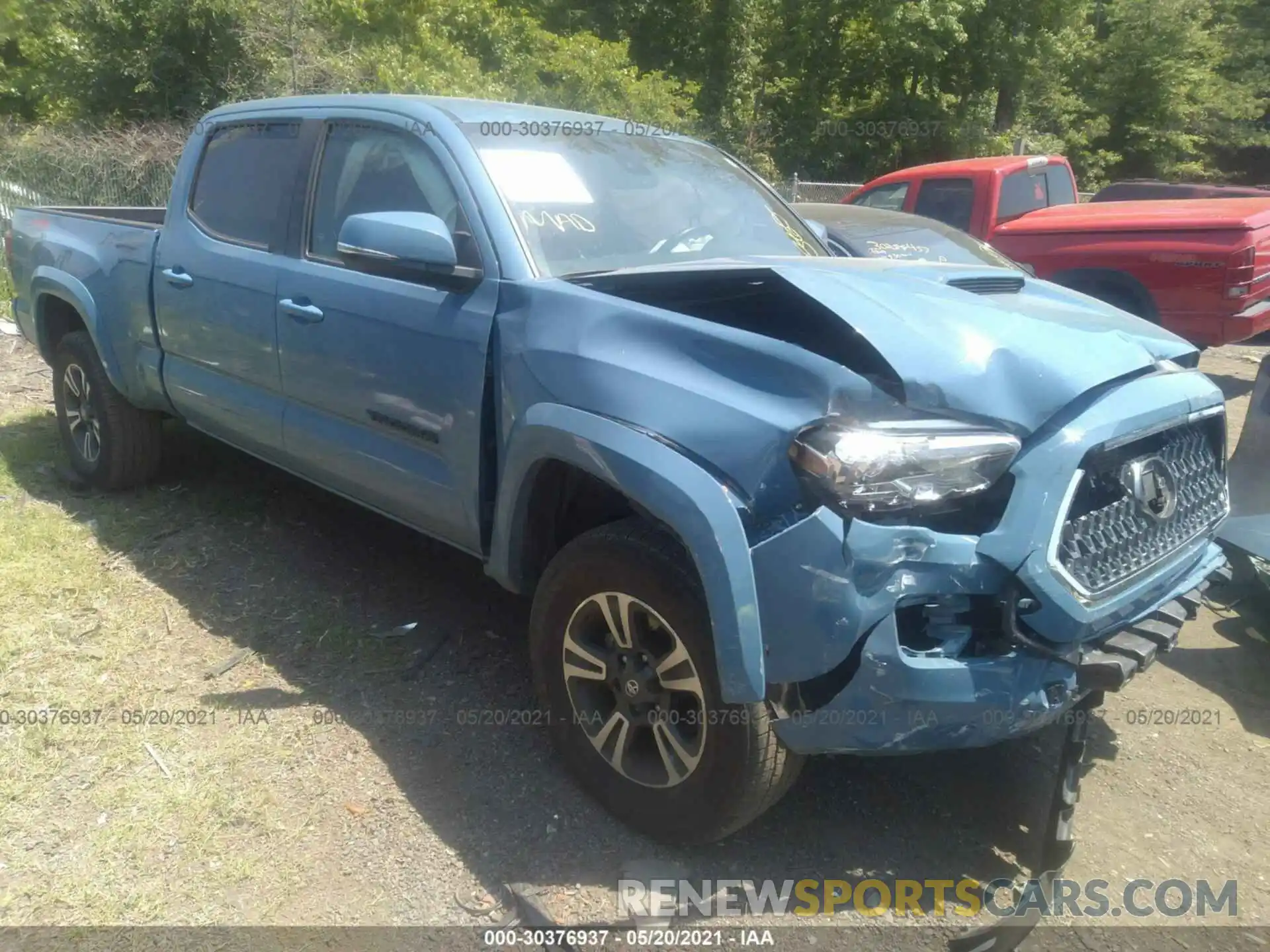 1 Photograph of a damaged car 3TMDZ5BN7KM076179 TOYOTA TACOMA 4WD 2019