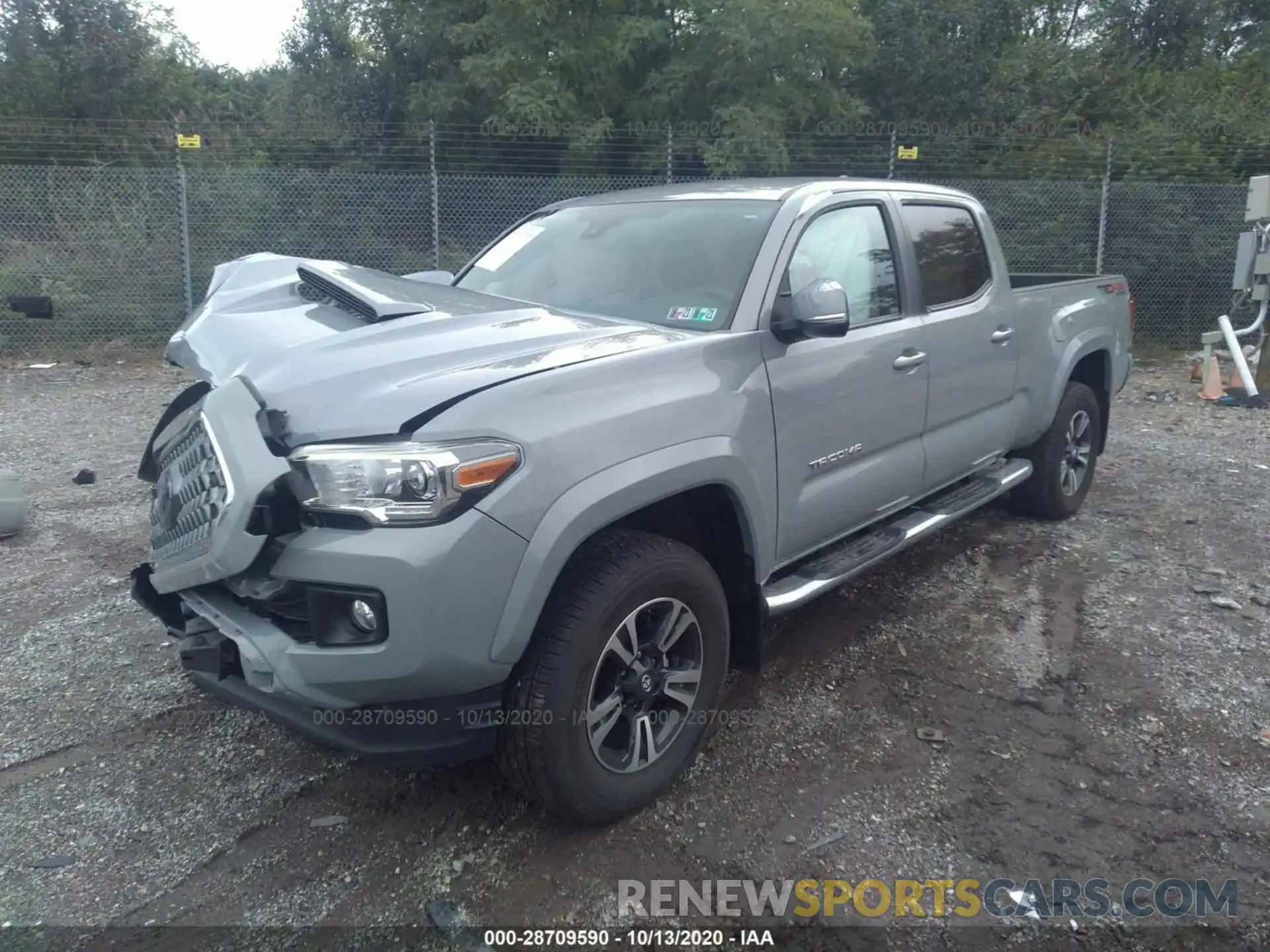 2 Photograph of a damaged car 3TMDZ5BN7KM076912 TOYOTA TACOMA 4WD 2019