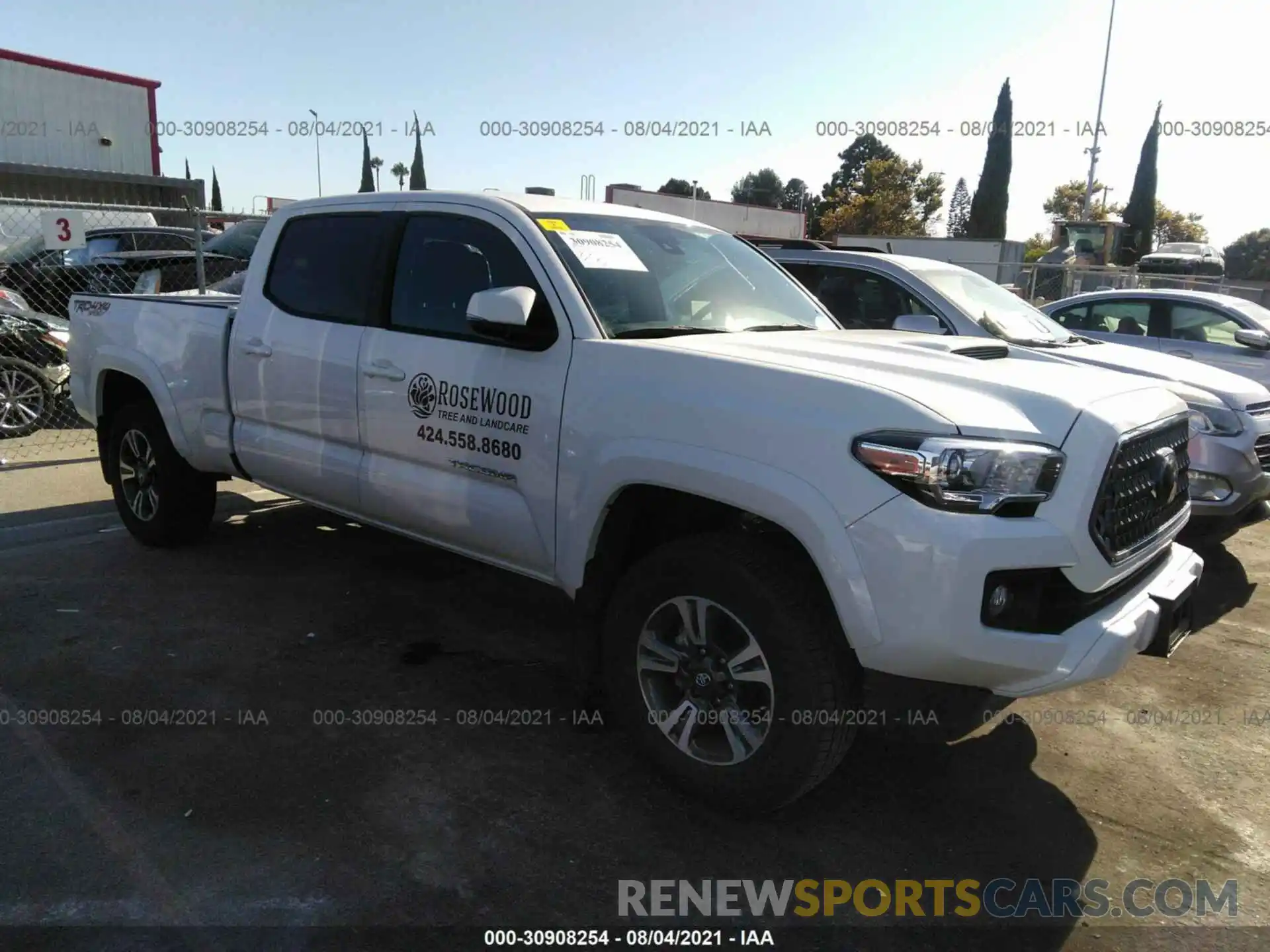 1 Photograph of a damaged car 3TMDZ5BN7KM078885 TOYOTA TACOMA 4WD 2019