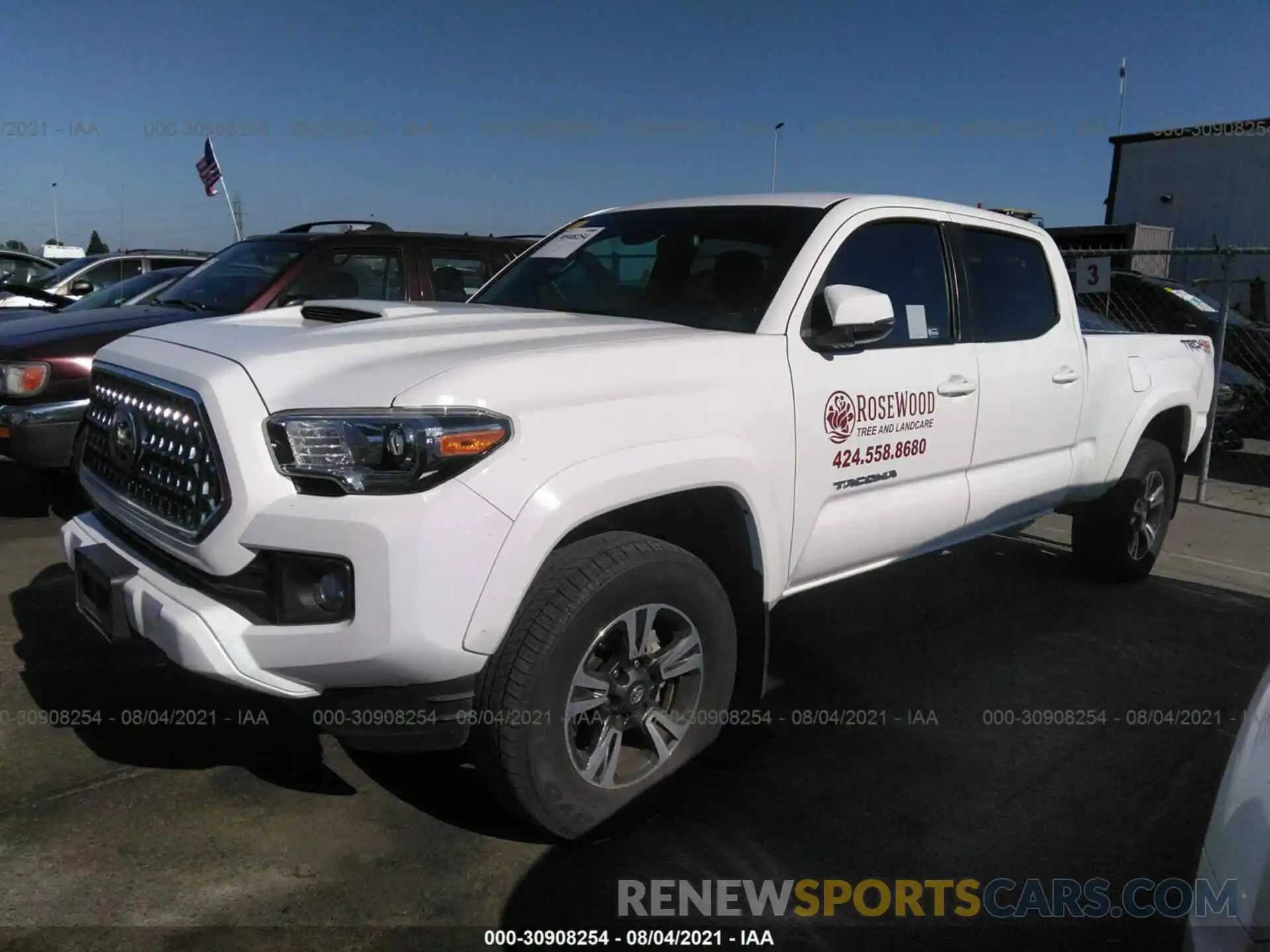 2 Photograph of a damaged car 3TMDZ5BN7KM078885 TOYOTA TACOMA 4WD 2019