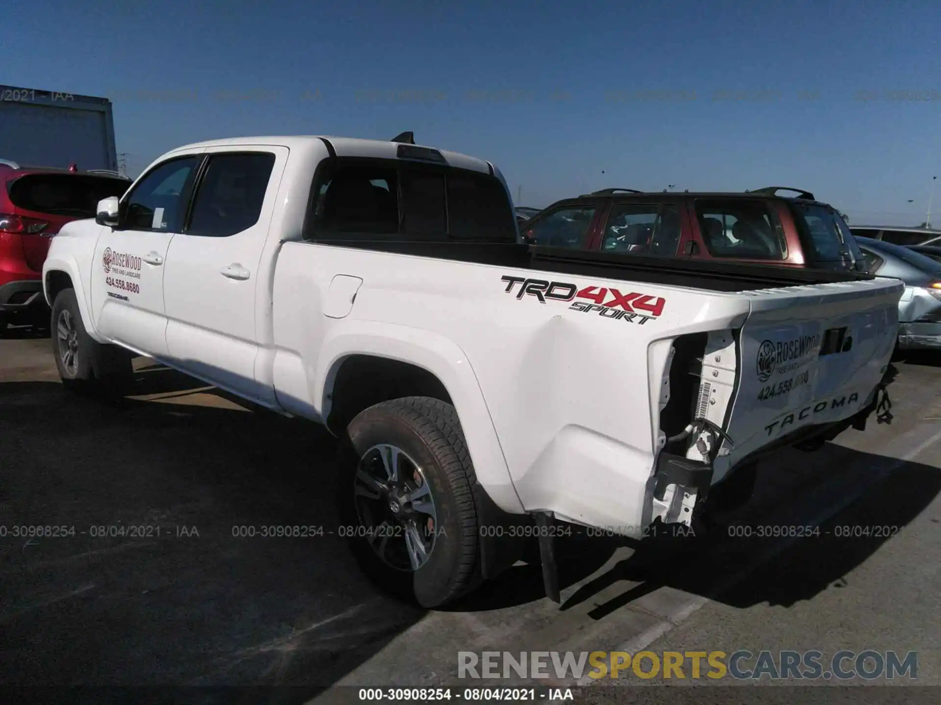 3 Photograph of a damaged car 3TMDZ5BN7KM078885 TOYOTA TACOMA 4WD 2019