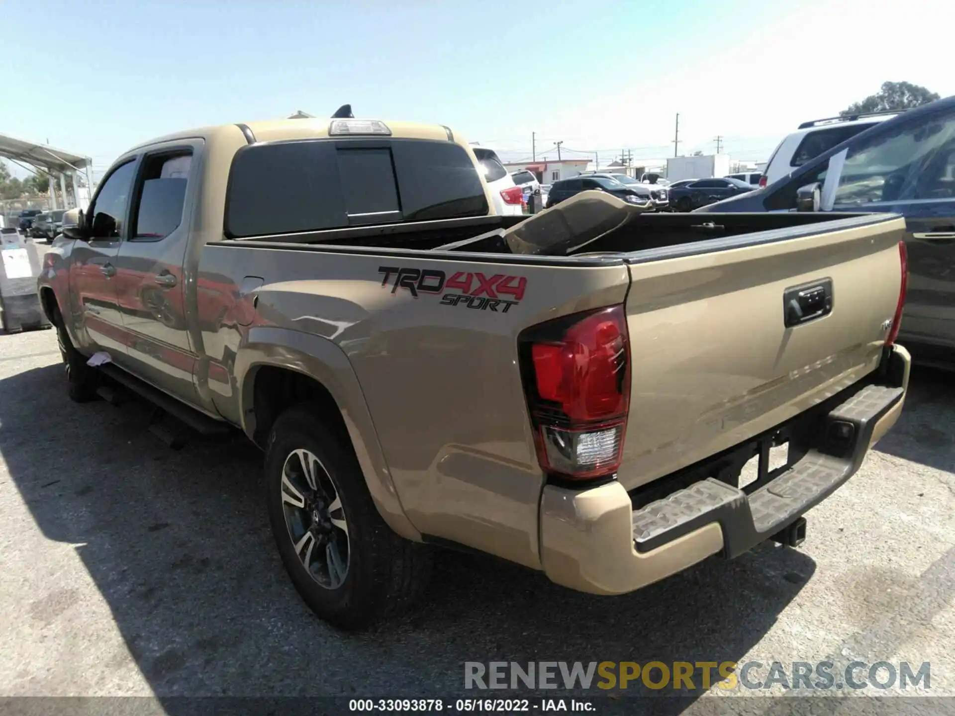 3 Photograph of a damaged car 3TMDZ5BN8KM055129 TOYOTA TACOMA 4WD 2019