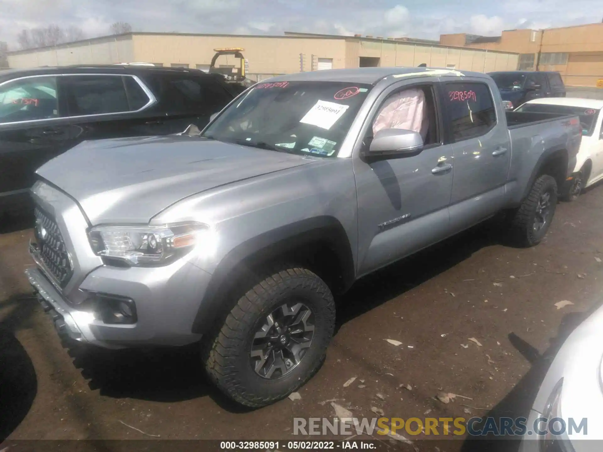 2 Photograph of a damaged car 3TMDZ5BN8KM056135 TOYOTA TACOMA 4WD 2019