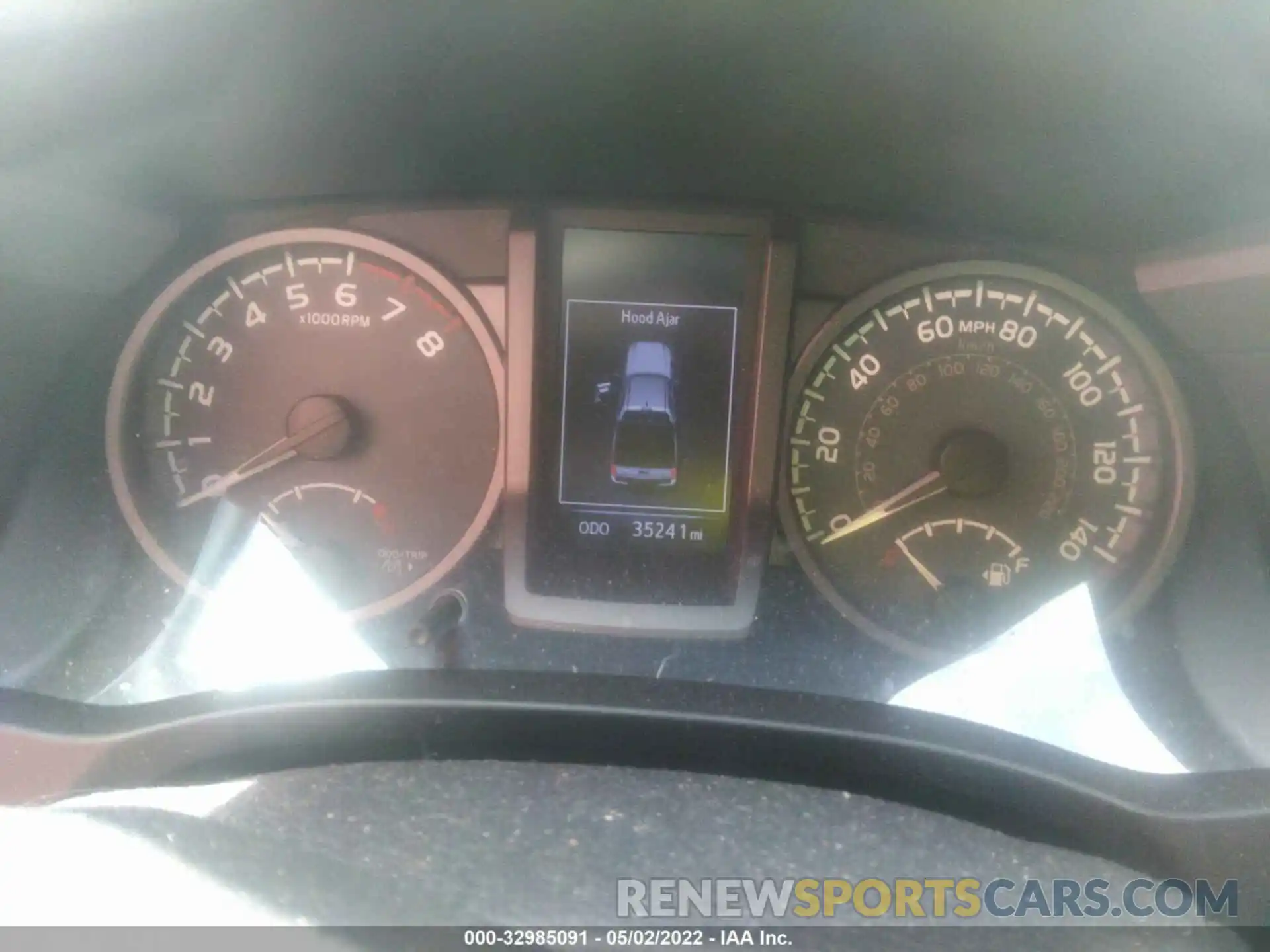 7 Photograph of a damaged car 3TMDZ5BN8KM056135 TOYOTA TACOMA 4WD 2019