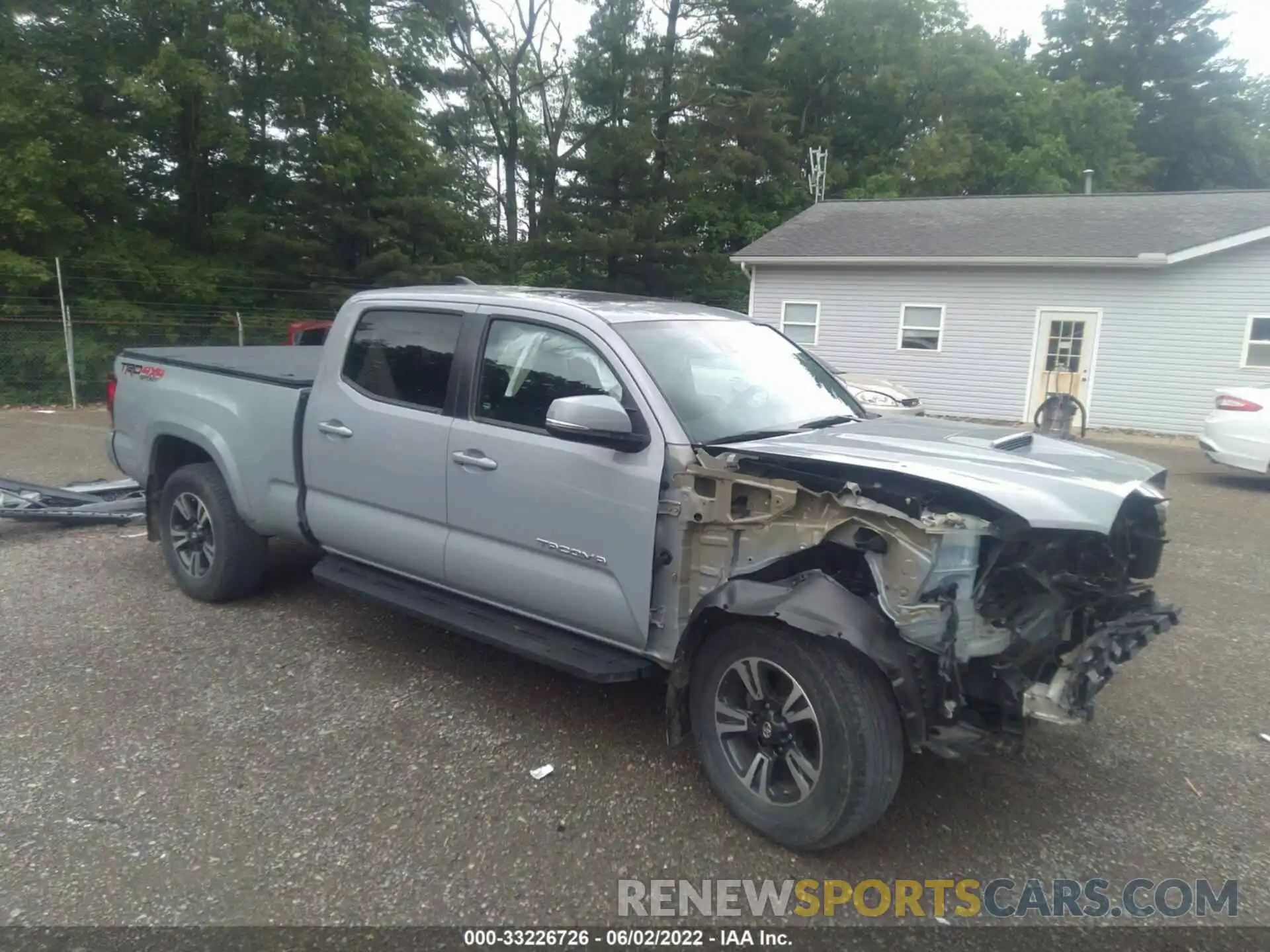 1 Photograph of a damaged car 3TMDZ5BN8KM056412 TOYOTA TACOMA 4WD 2019