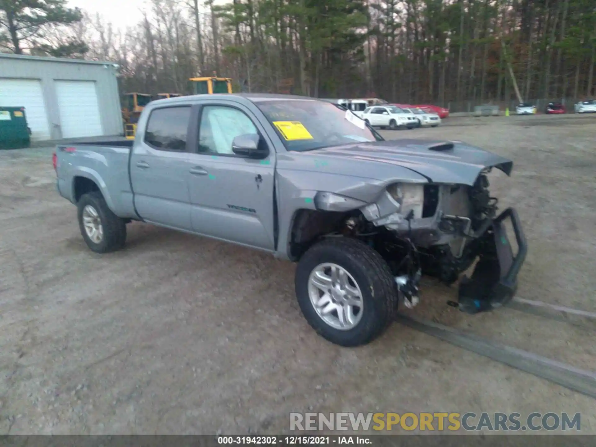 1 Photograph of a damaged car 3TMDZ5BN8KM063473 TOYOTA TACOMA 4WD 2019