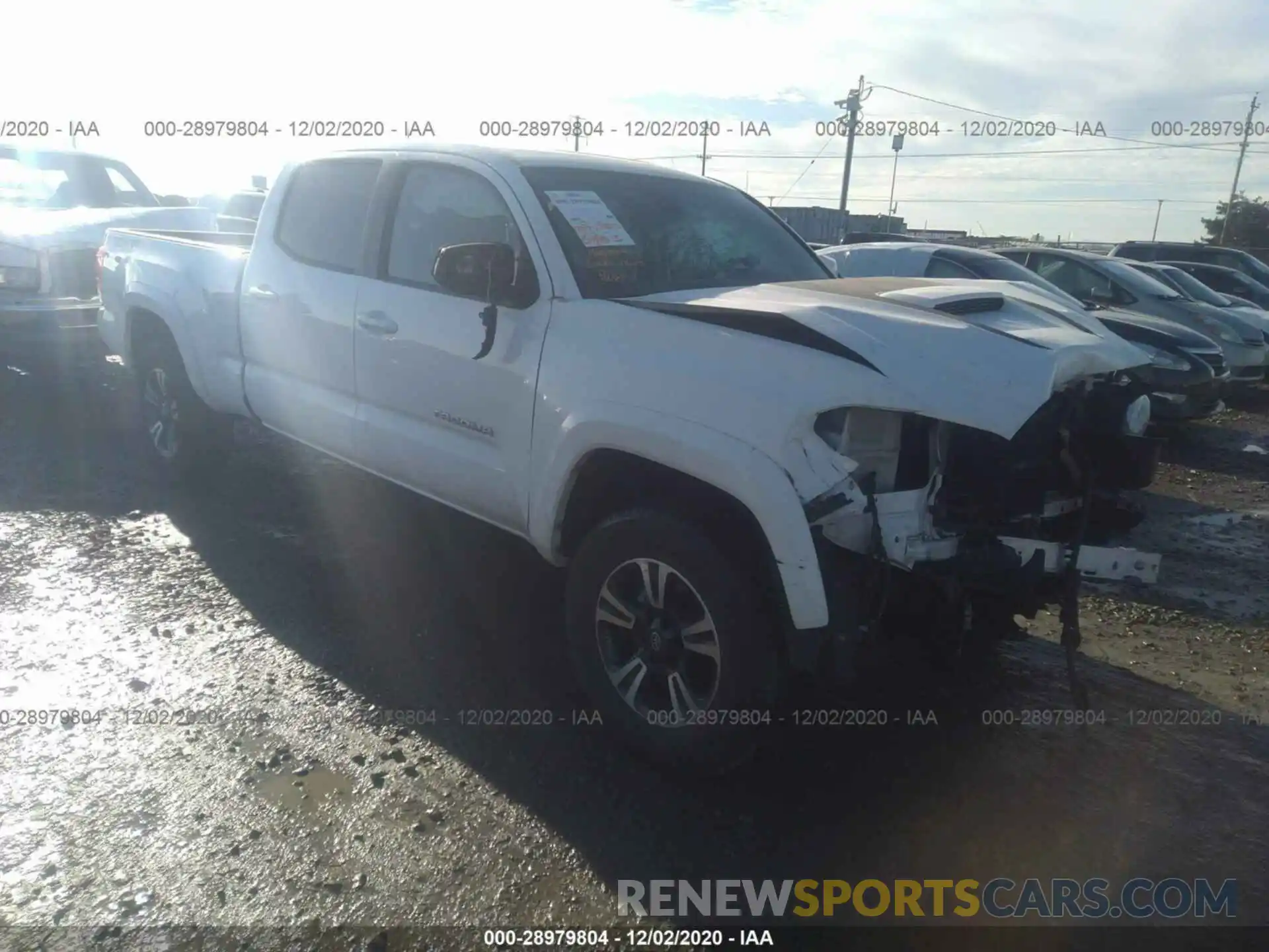 1 Photograph of a damaged car 3TMDZ5BN8KM064378 TOYOTA TACOMA 4WD 2019