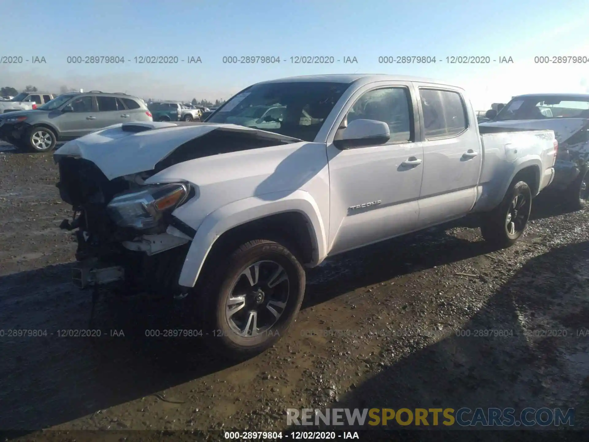 2 Photograph of a damaged car 3TMDZ5BN8KM064378 TOYOTA TACOMA 4WD 2019