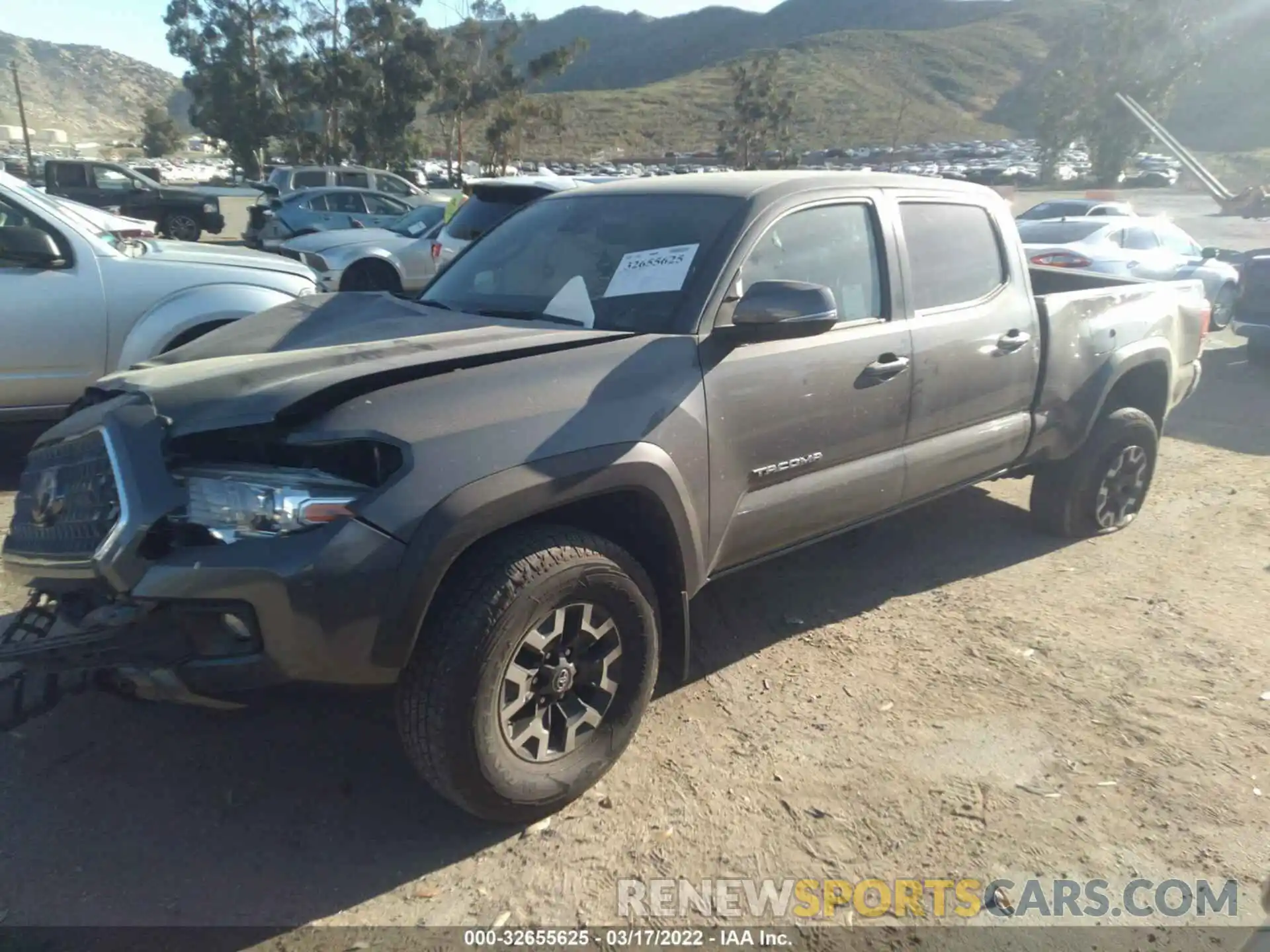 2 Photograph of a damaged car 3TMDZ5BN8KM067572 TOYOTA TACOMA 4WD 2019