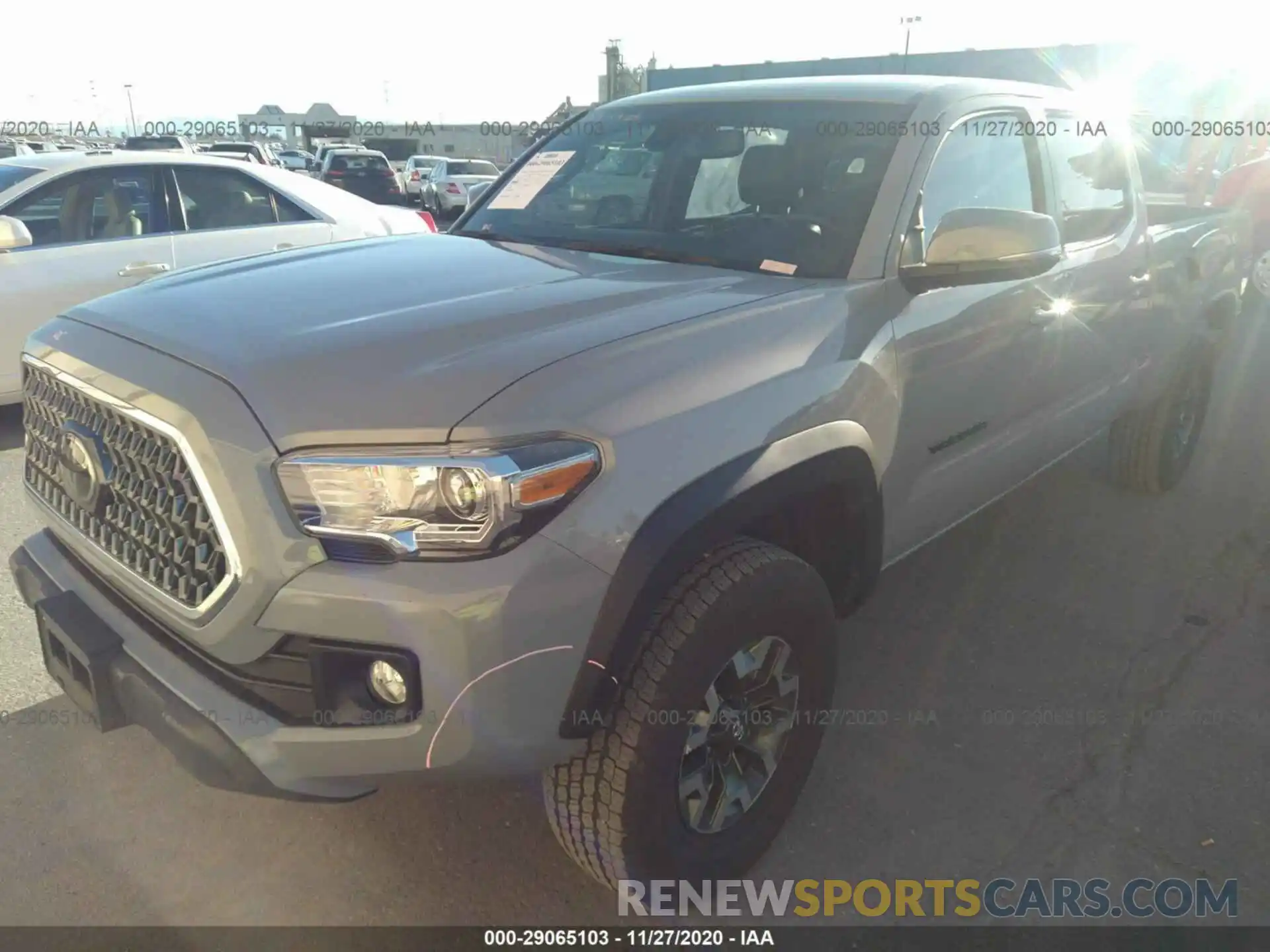 2 Photograph of a damaged car 3TMDZ5BN8KM074022 TOYOTA TACOMA 4WD 2019