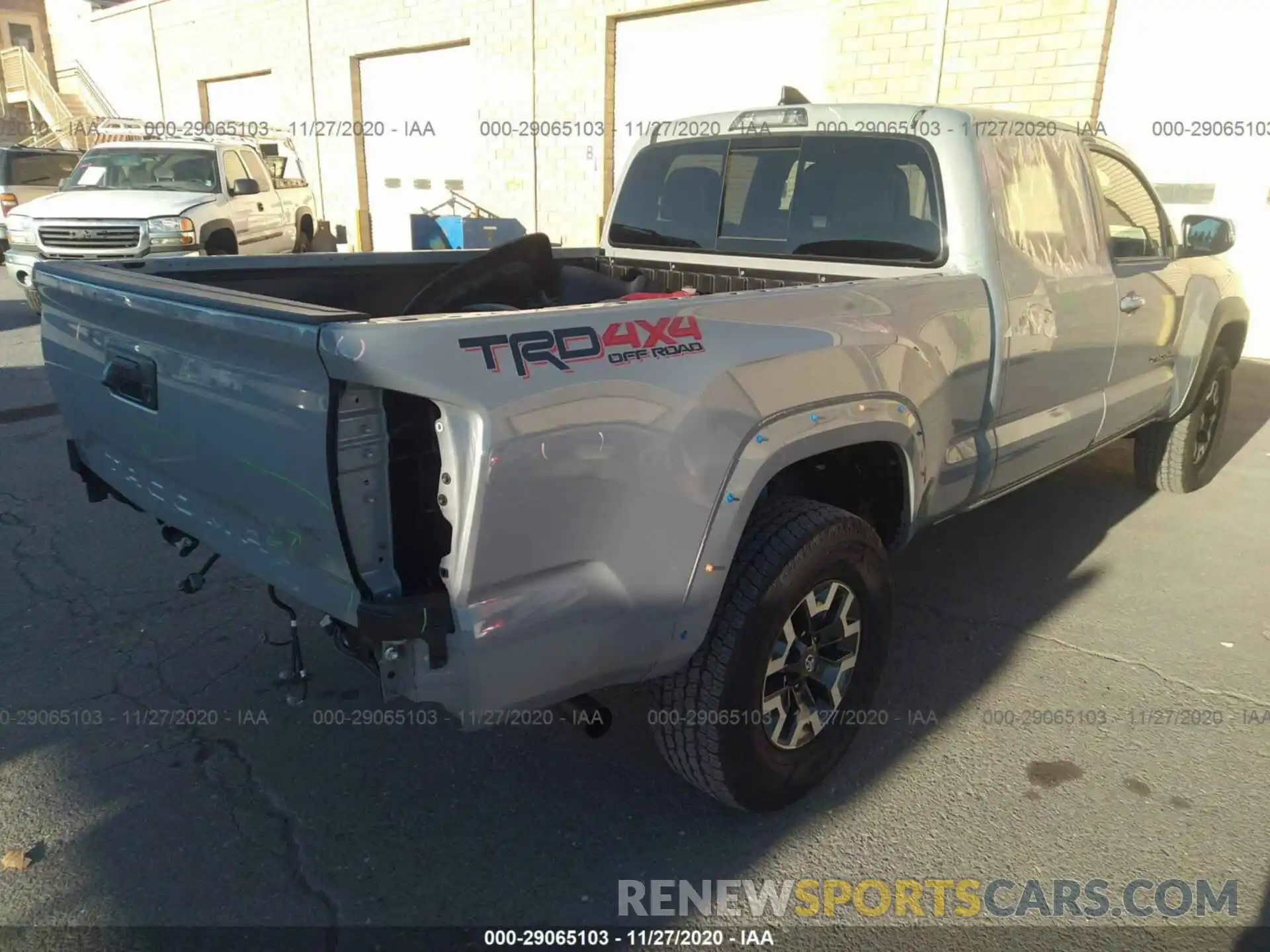 4 Photograph of a damaged car 3TMDZ5BN8KM074022 TOYOTA TACOMA 4WD 2019